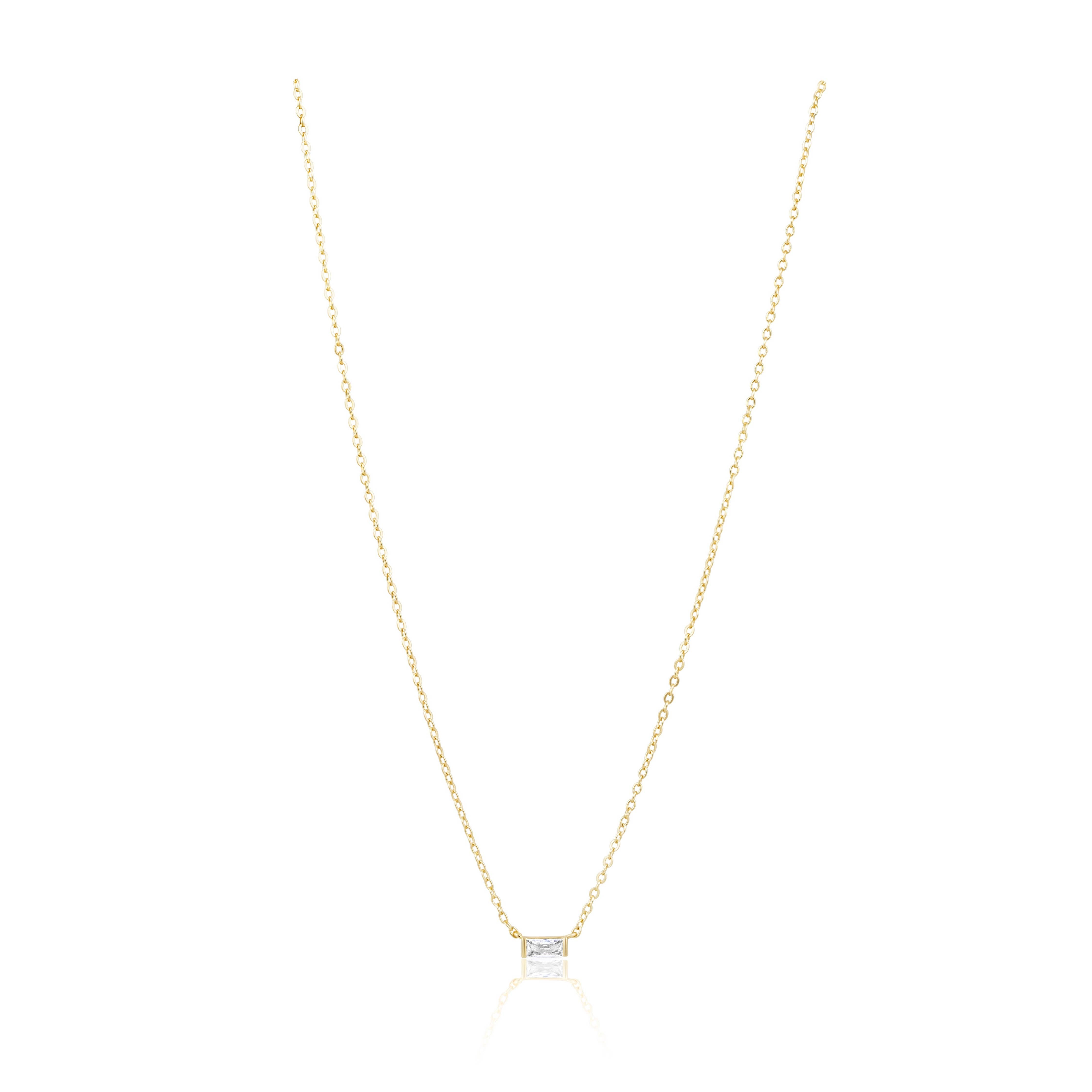Willow Necklace | Sterling Silver 14K Gold Plated