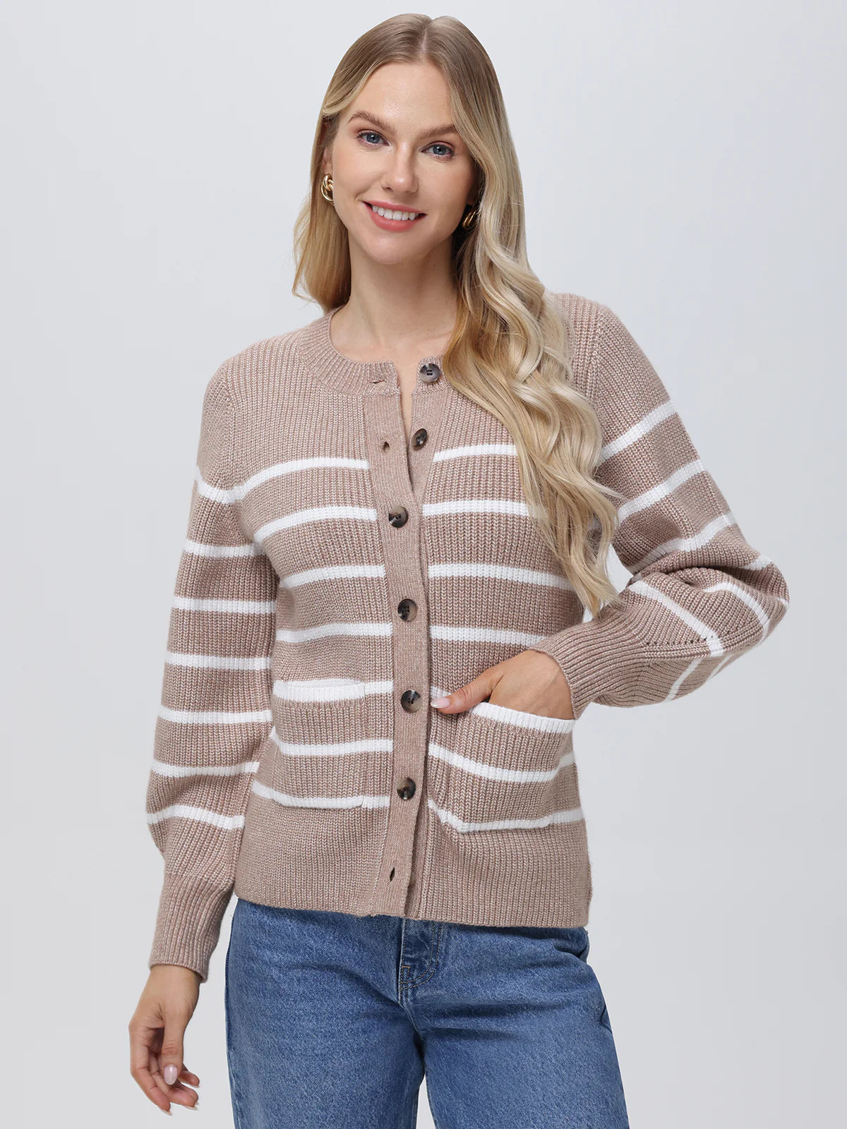 Josie Striped Cardigan