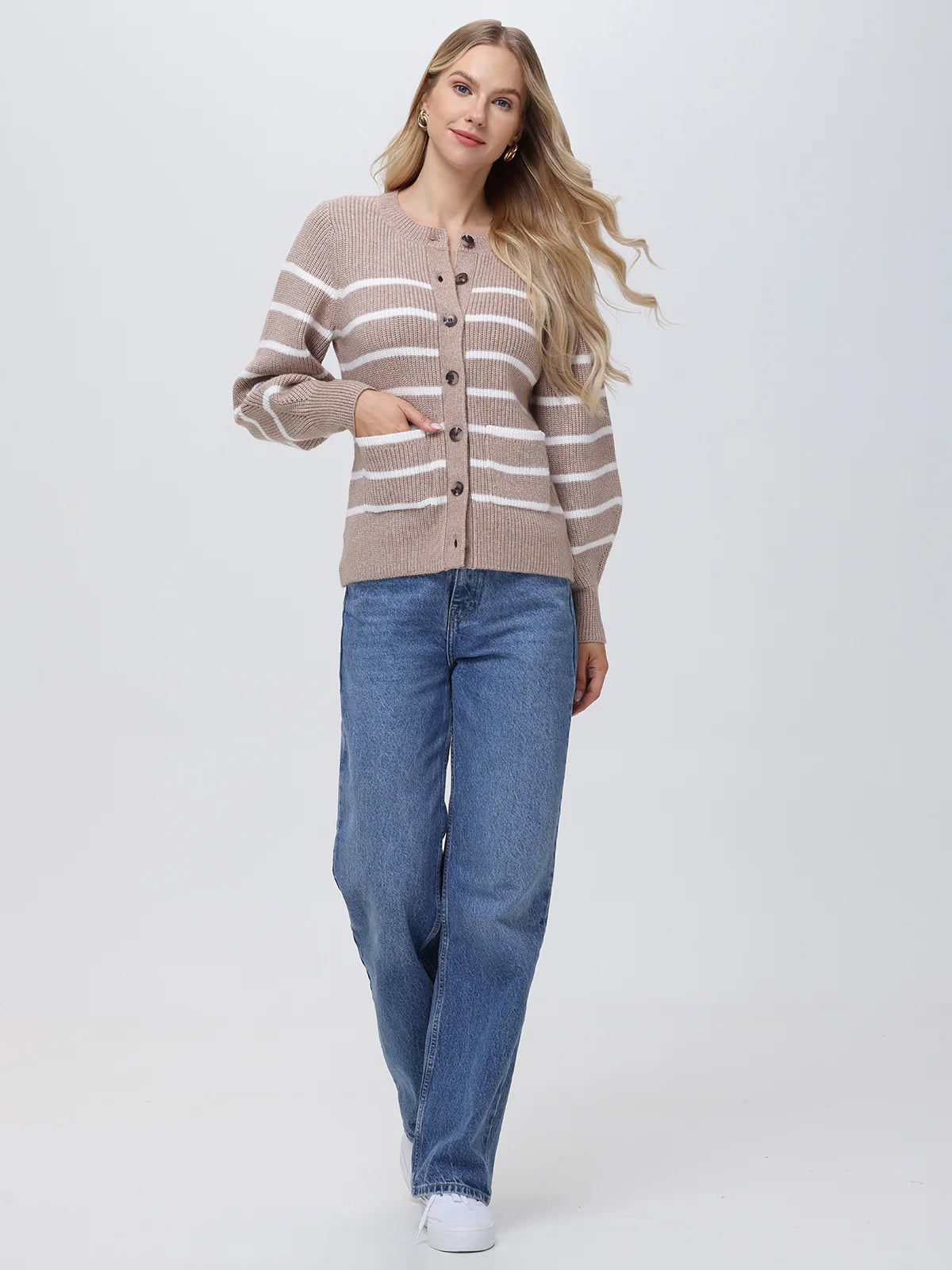 Josie Striped Cardigan