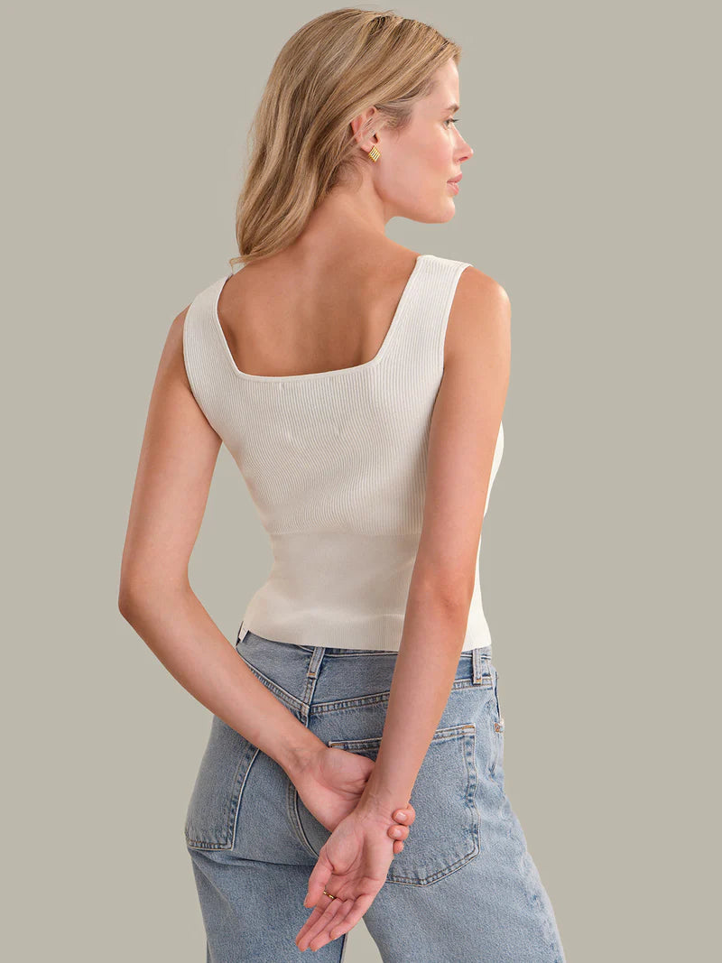 back view 525 Carrie Mitered Chalk Stich Tank