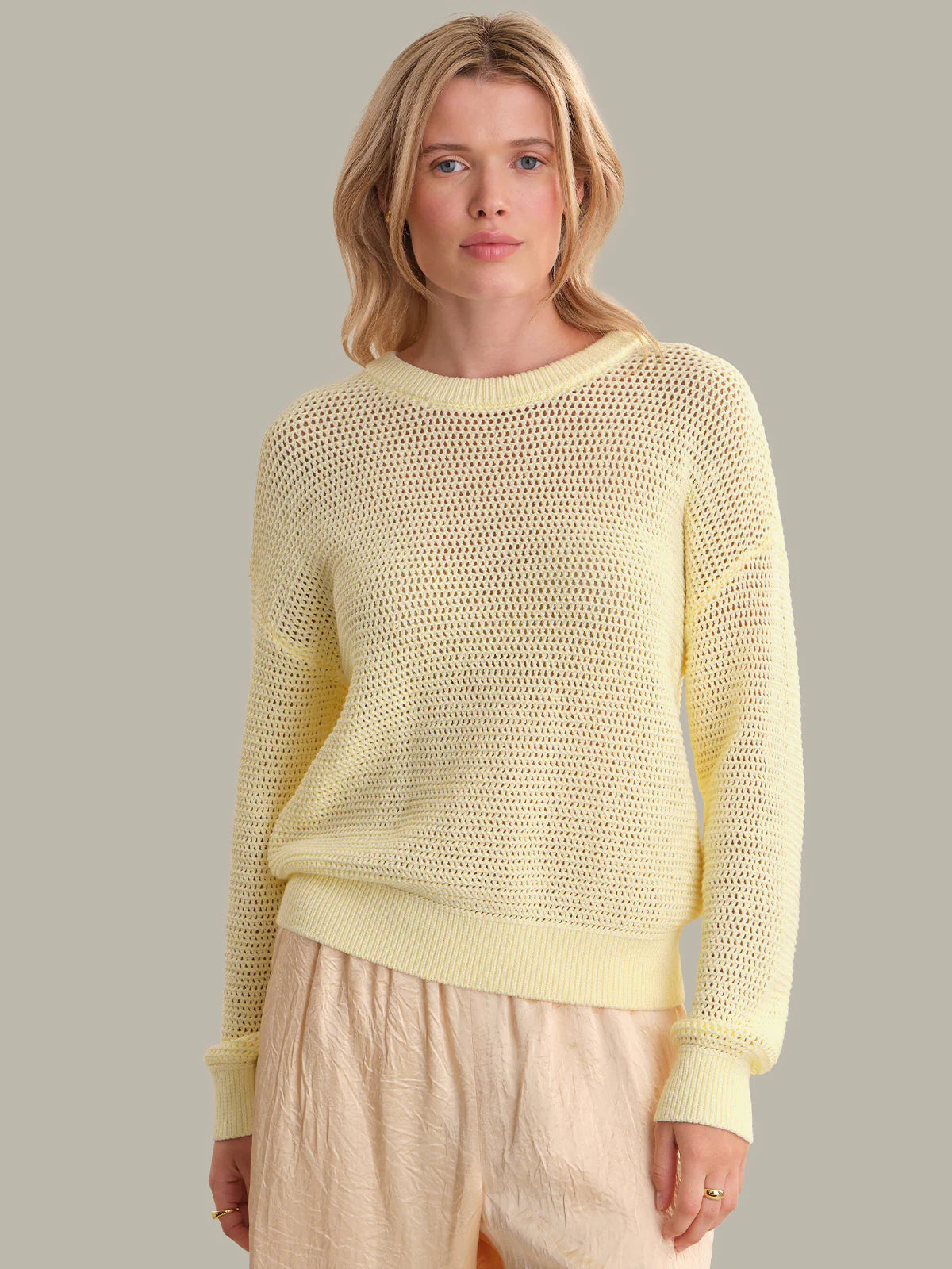 Iris Cotton Open Stitch Sweater