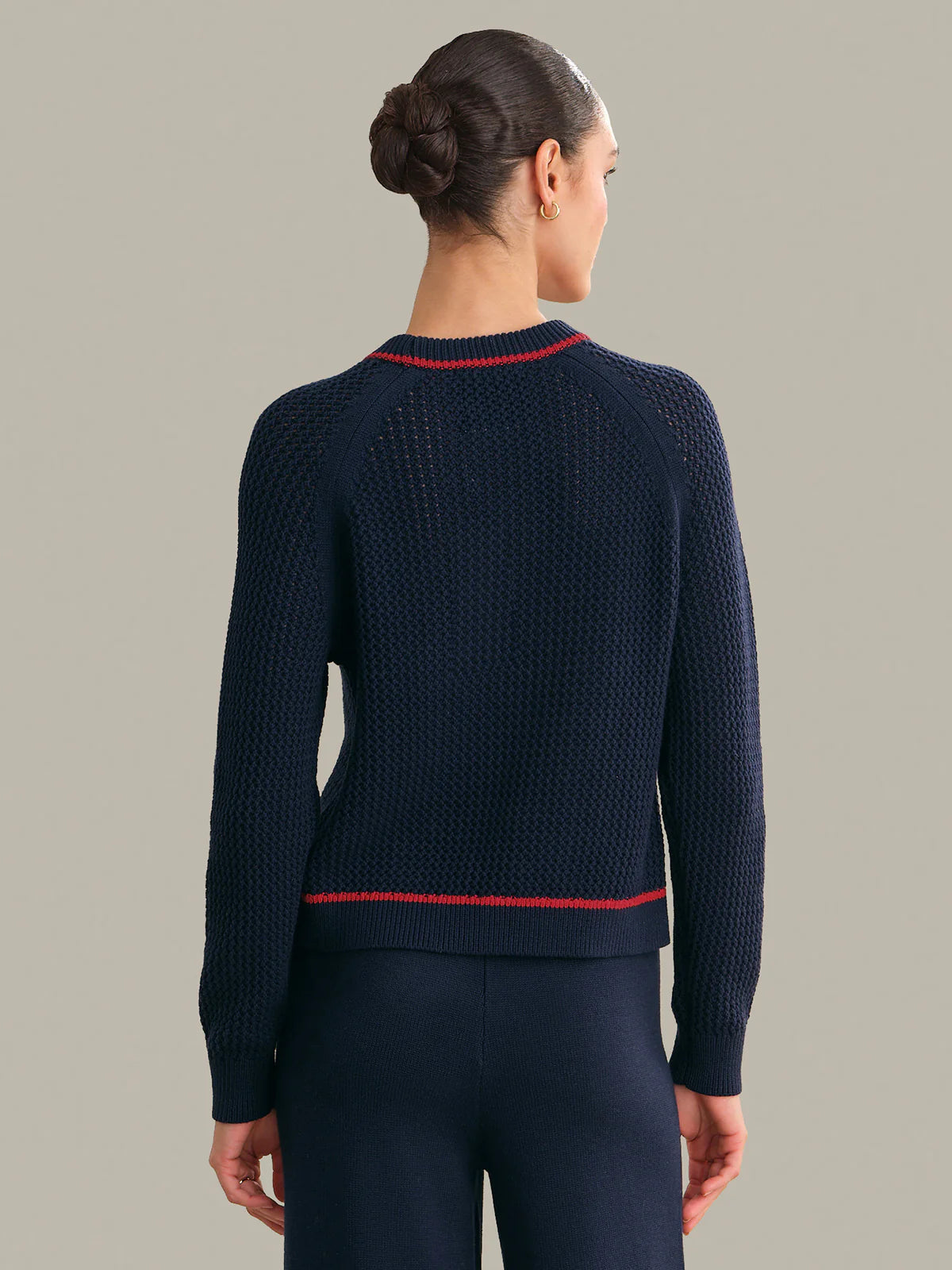 525 Jane Crab Dark Blue Combo Pullover