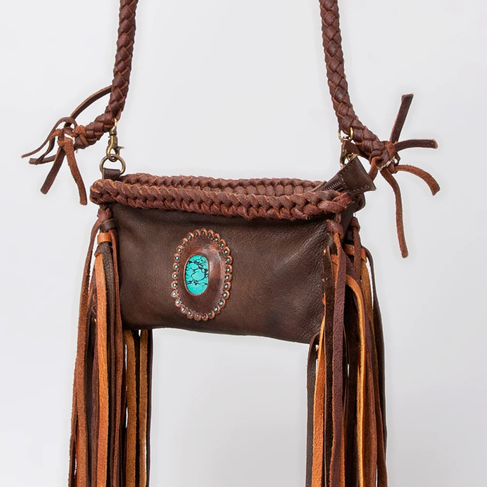 Taylor Mini Fringe Leather Crossbody Bag