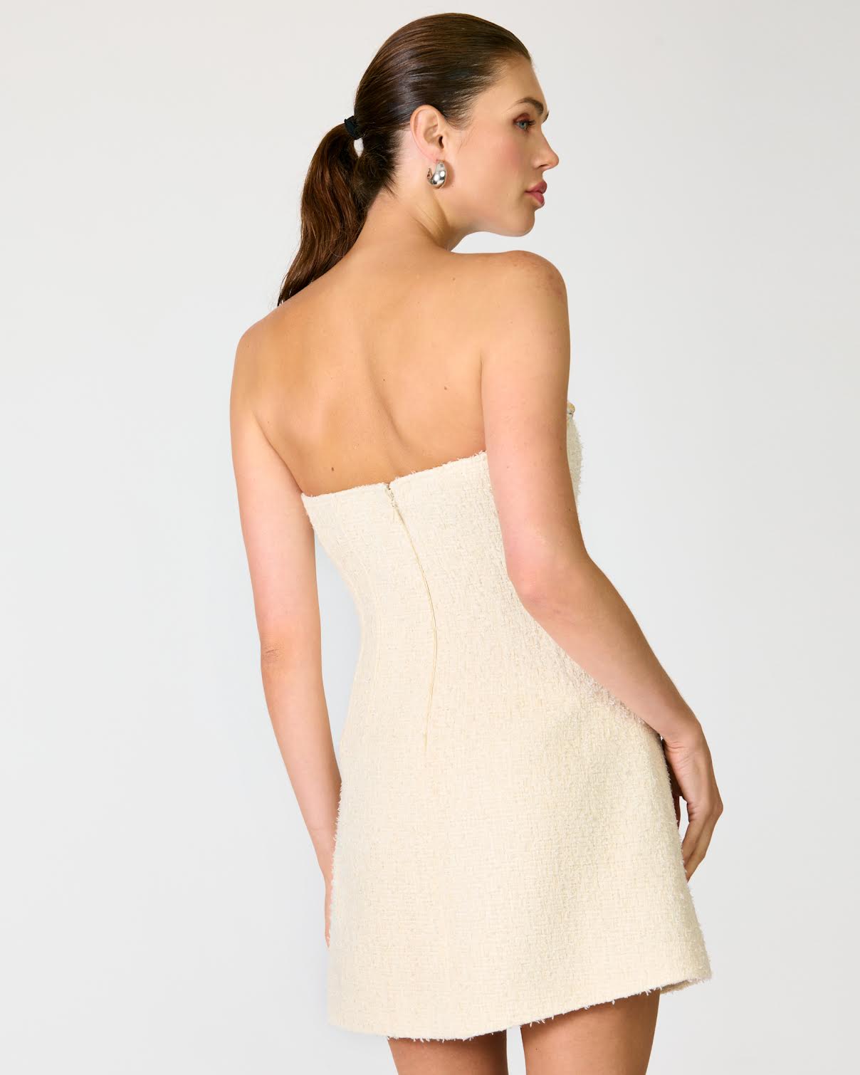 Line & Dot Rhia Ecru Dress