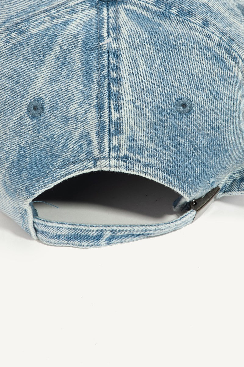Demi Baseball Cap | Light Denim