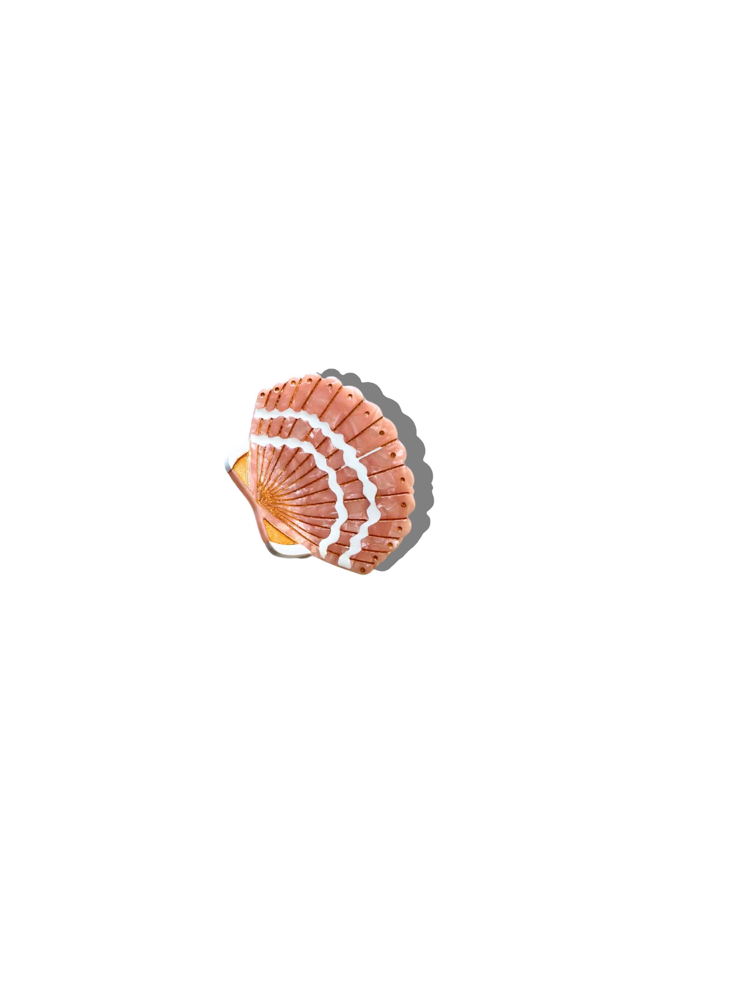 Solar Eclipse Mini Seashell Claw Hair Clip | Eco-Friendly