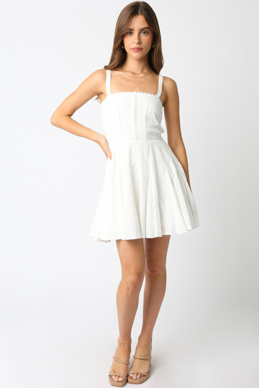 Avery Mini Dress | White