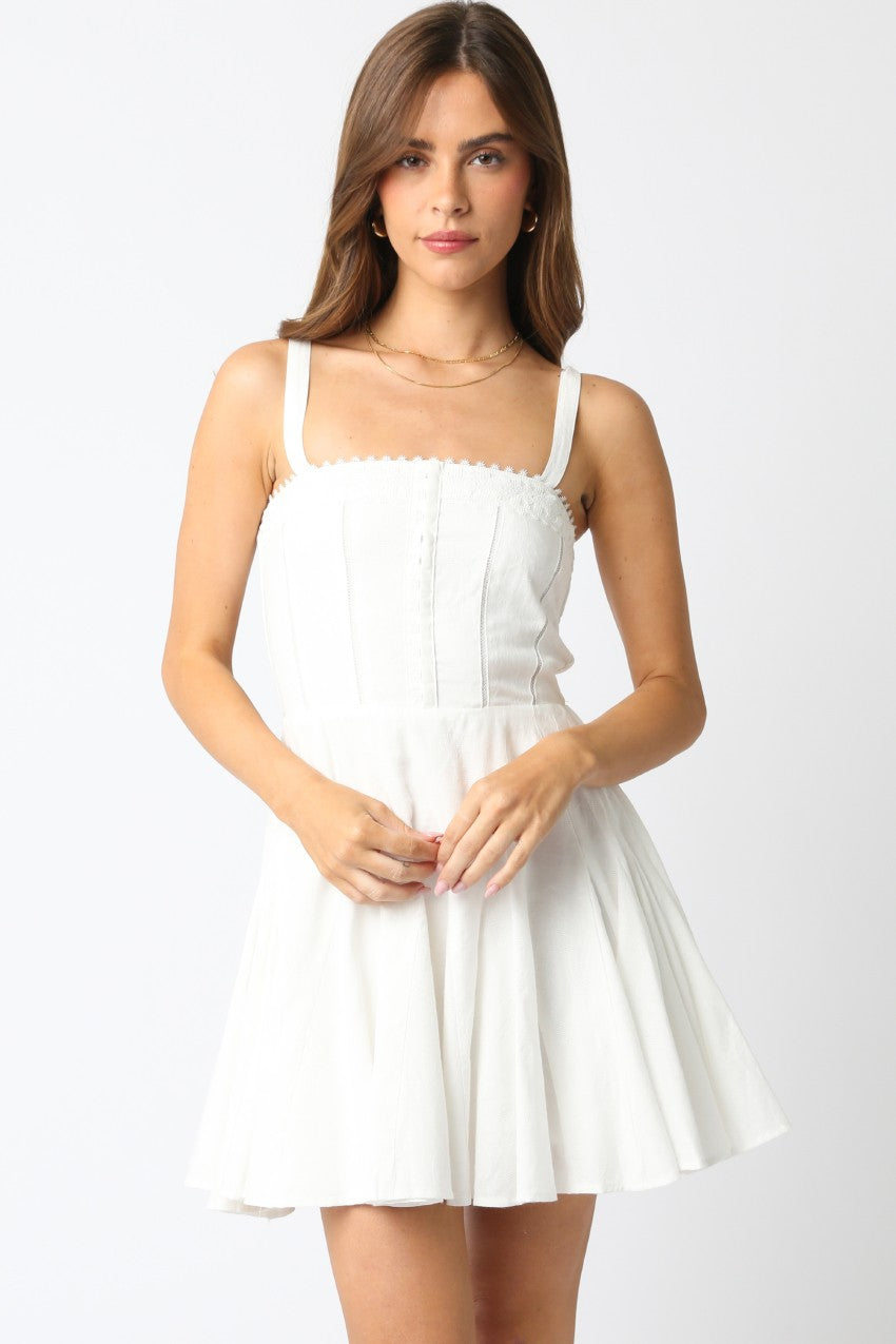 Avery Mini Dress | White