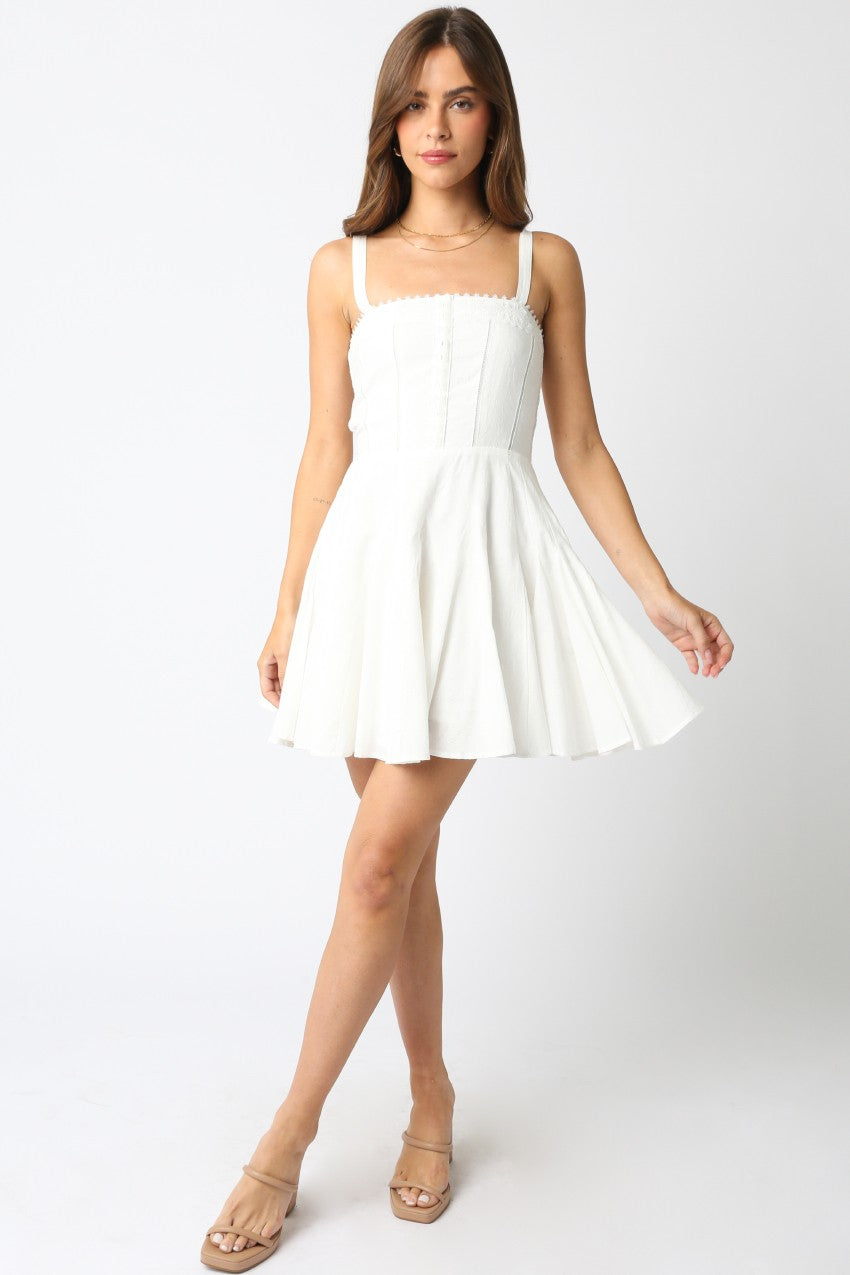 Avery Mini Dress | White