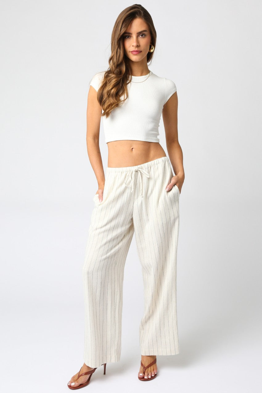Evelyn Striped Pants