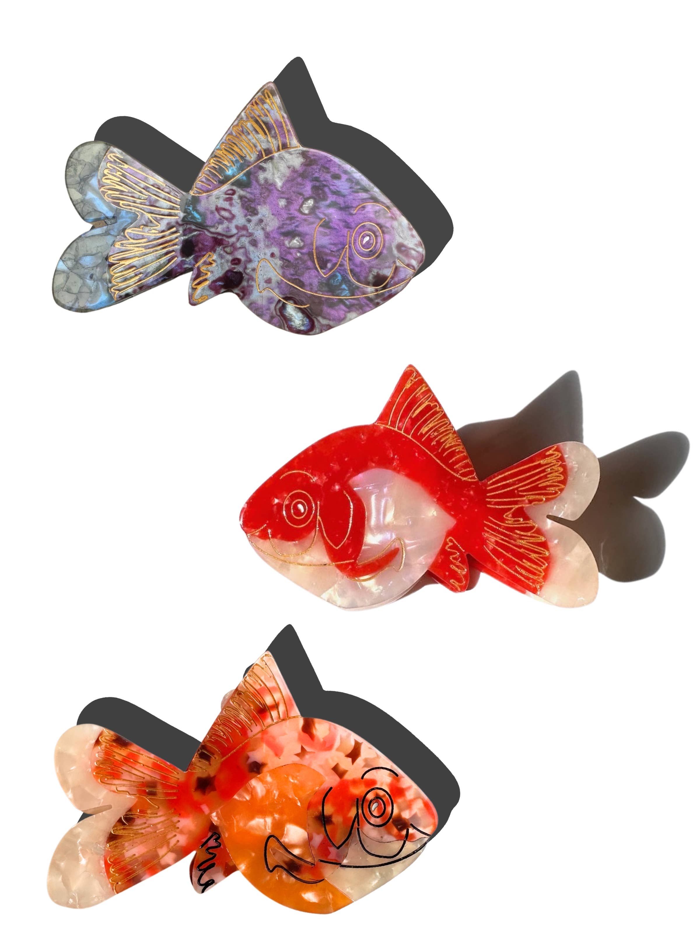 Solar Eclipse | Goldfish Claw Hair Clip
