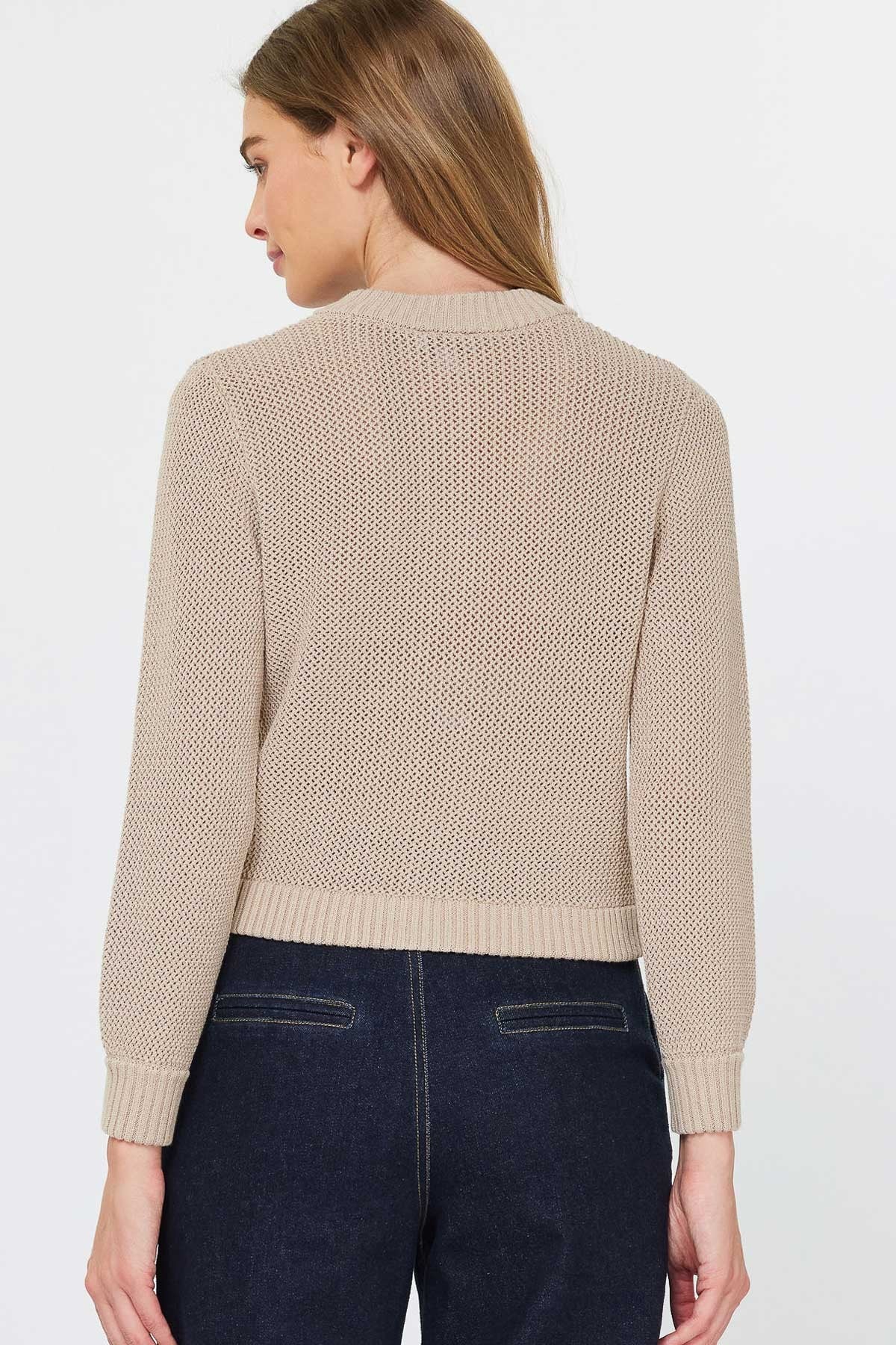 Hana Knit Cardigan | Taupe