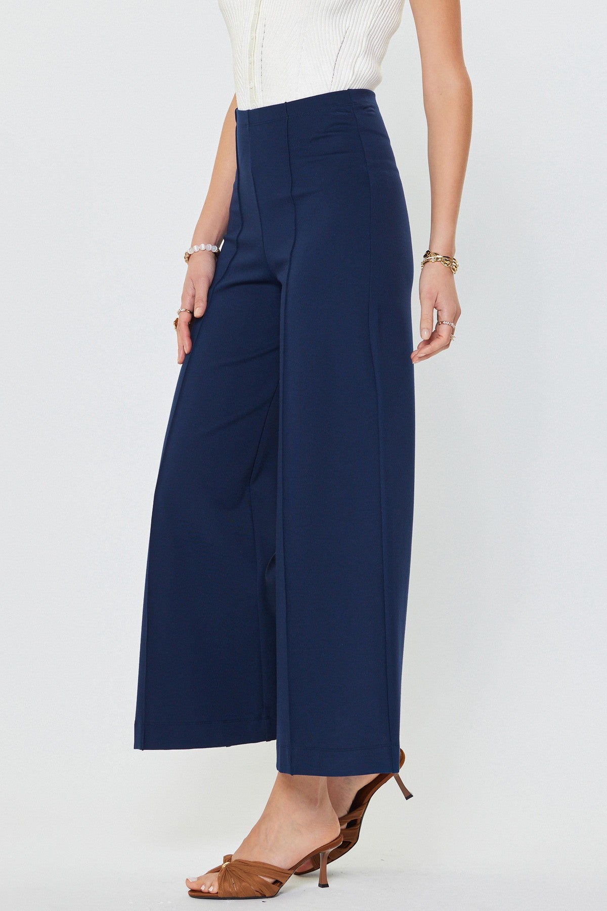 Jules Wide Leg Ponte Pants