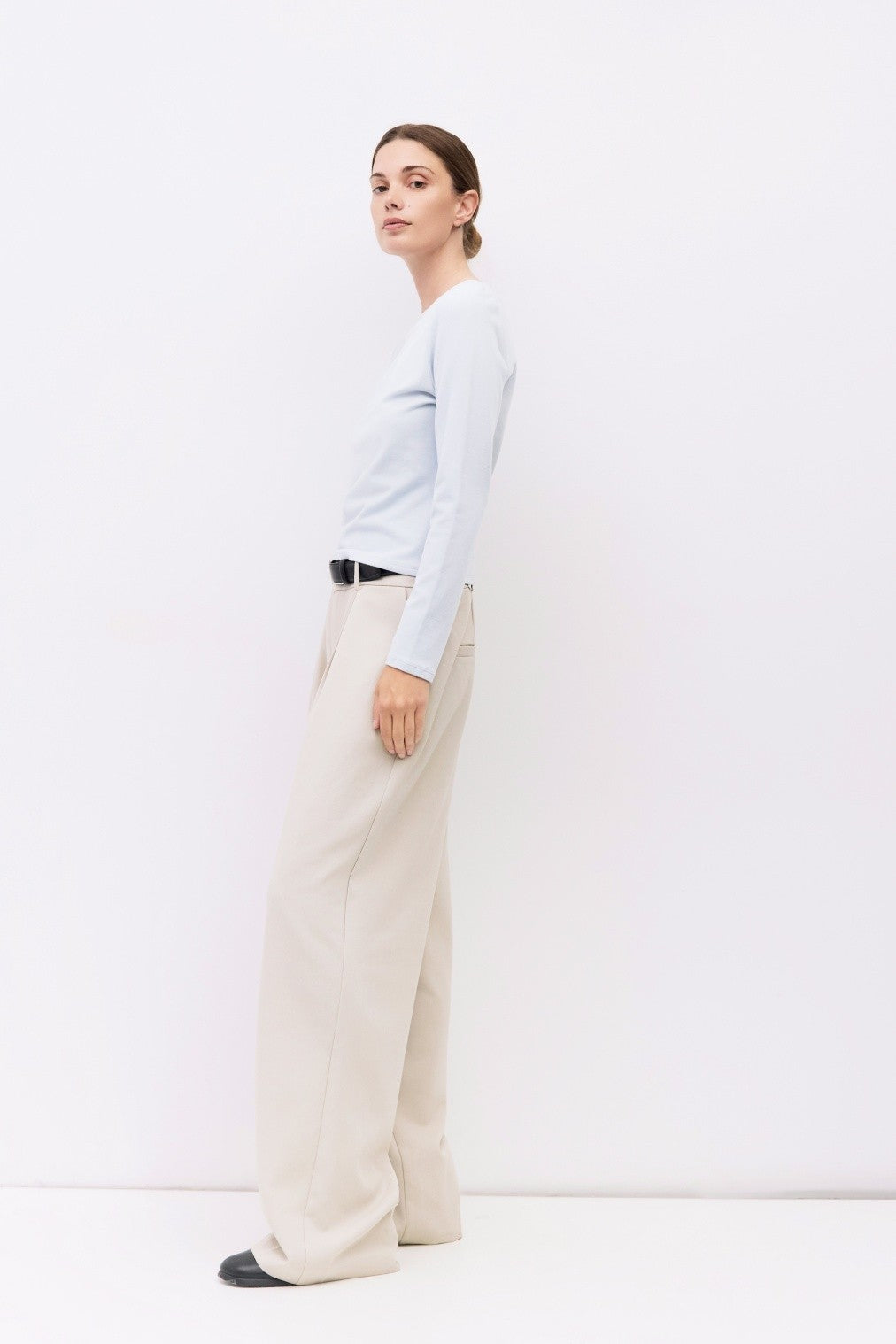 Martina Heathered Gray Top