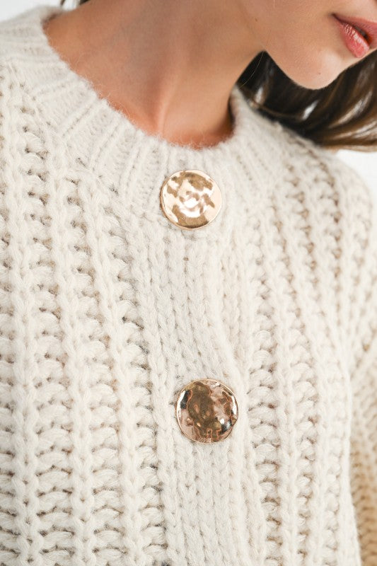 Sherry Knit Cardigan Cream