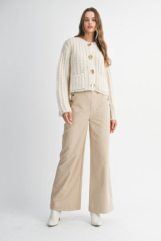 Sherry Knit Cardigan Cream