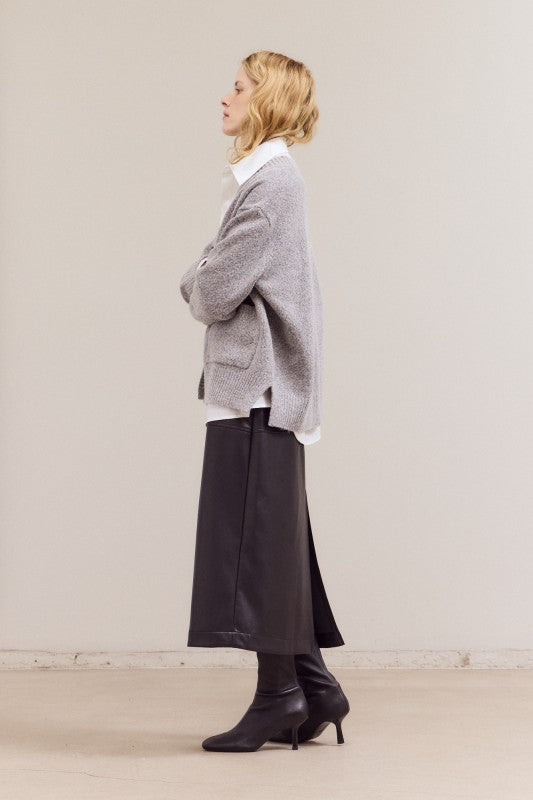 Charlize Button Front Cardigan
