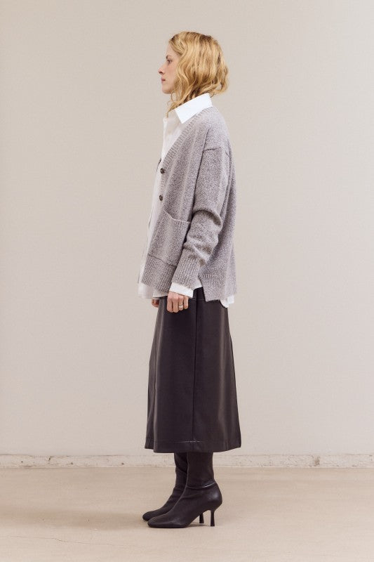 Charlize Button Front Cardigan