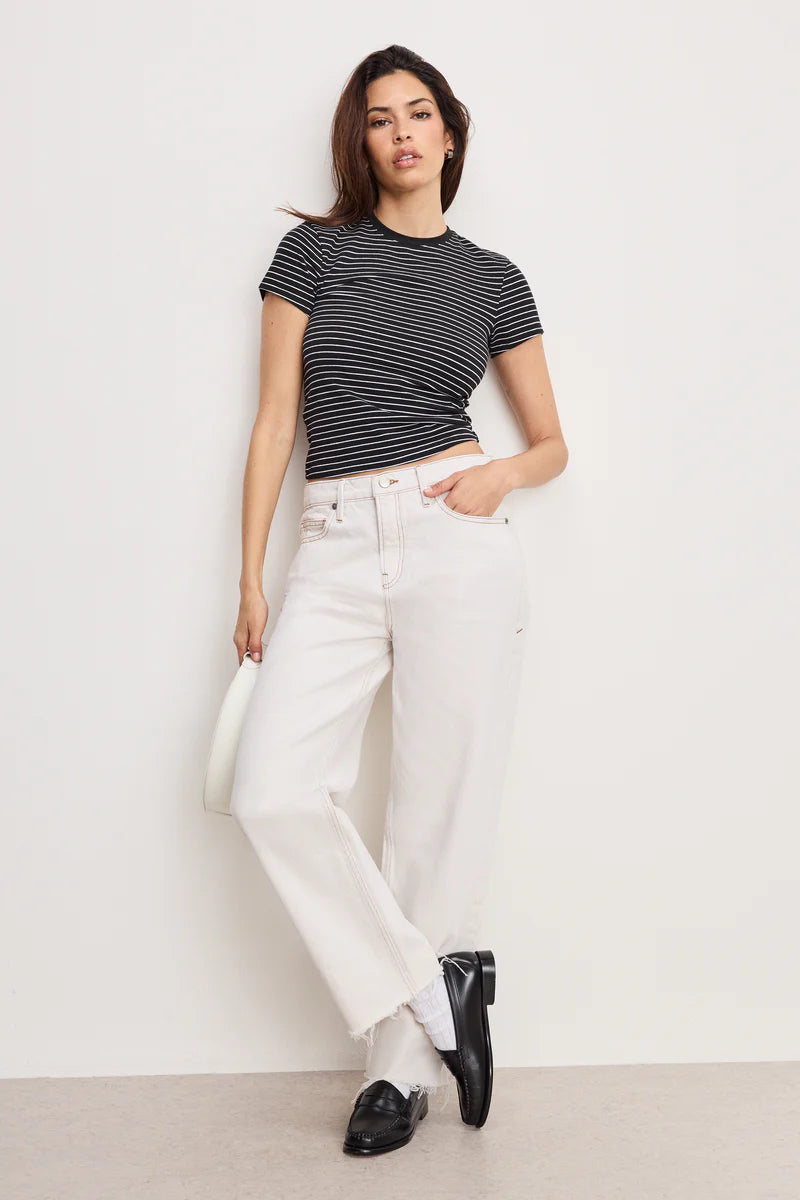 Good American | Good Standard Straight Jeans PEARL001
