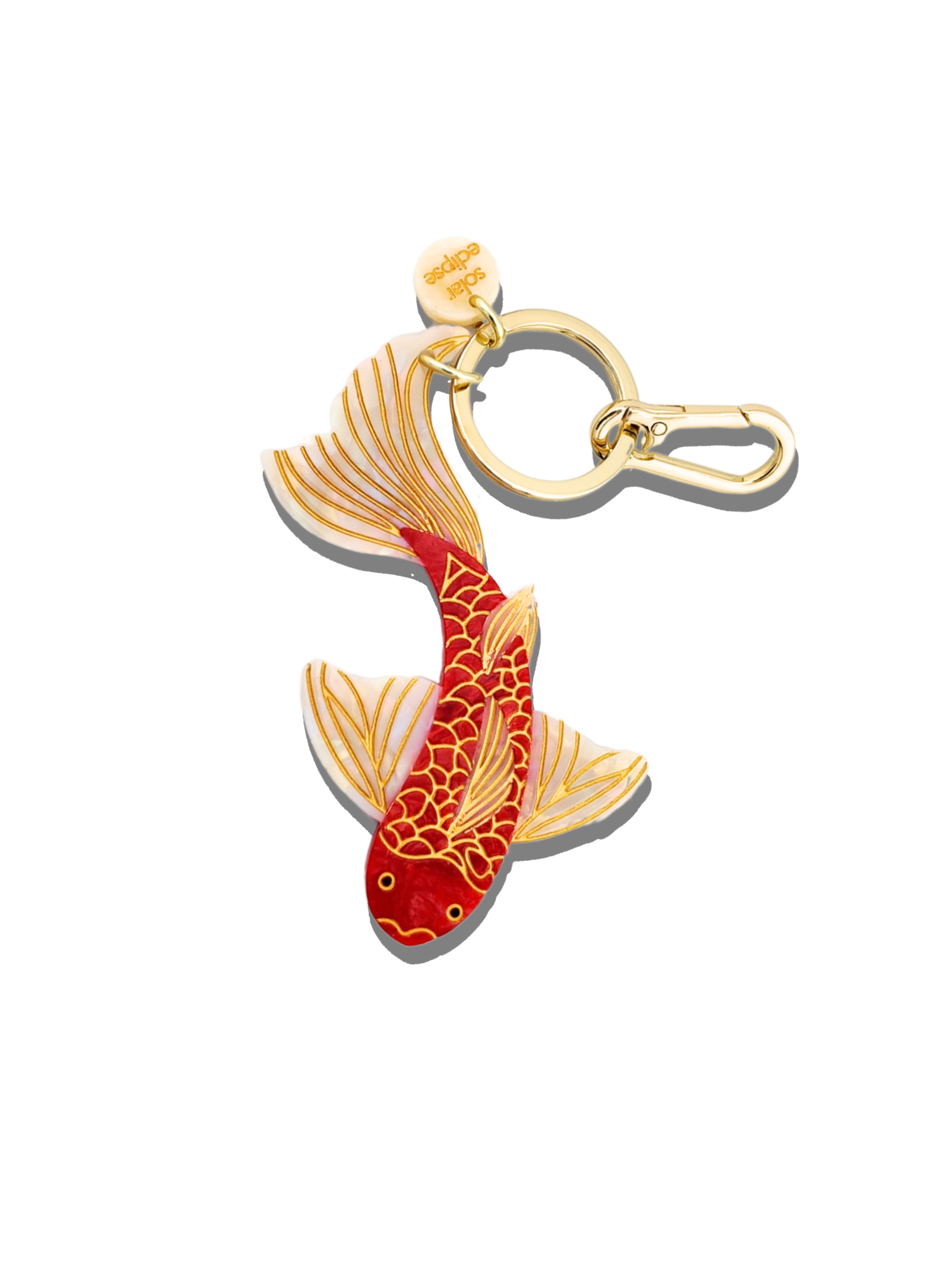 Koi Fish Bag Charm + Keychain