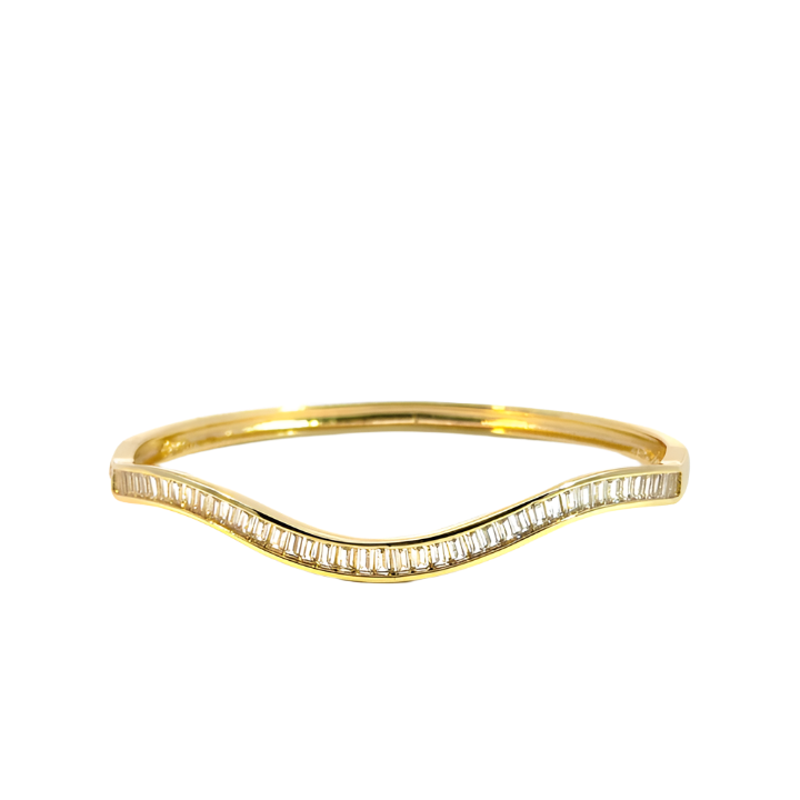 Lexxa Zircobracelet | Brass