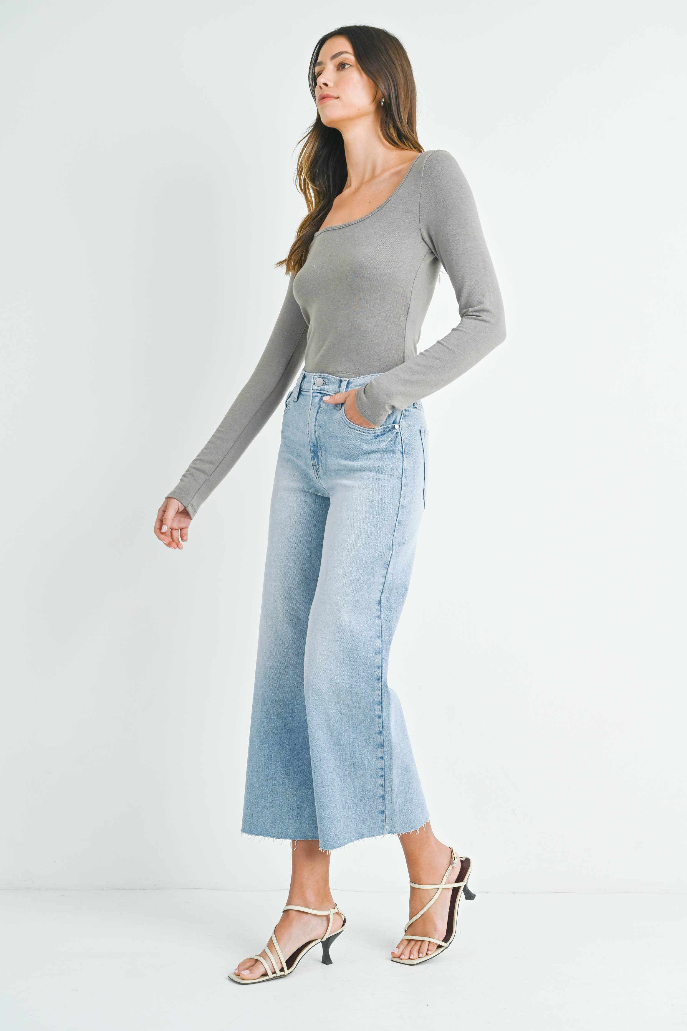 Becky Scissor Cut Wide Leg