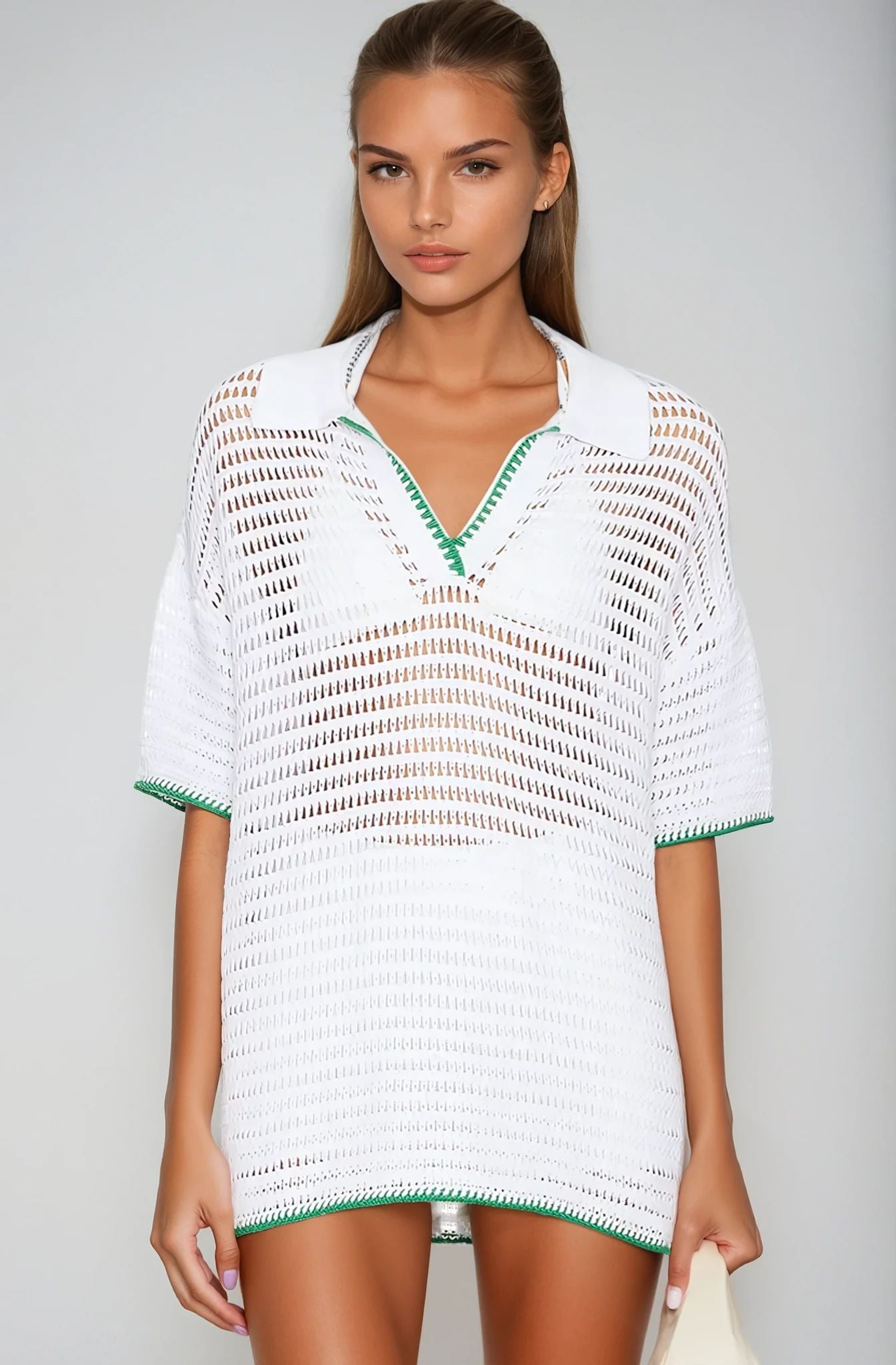 Kacey Open Stitch Top