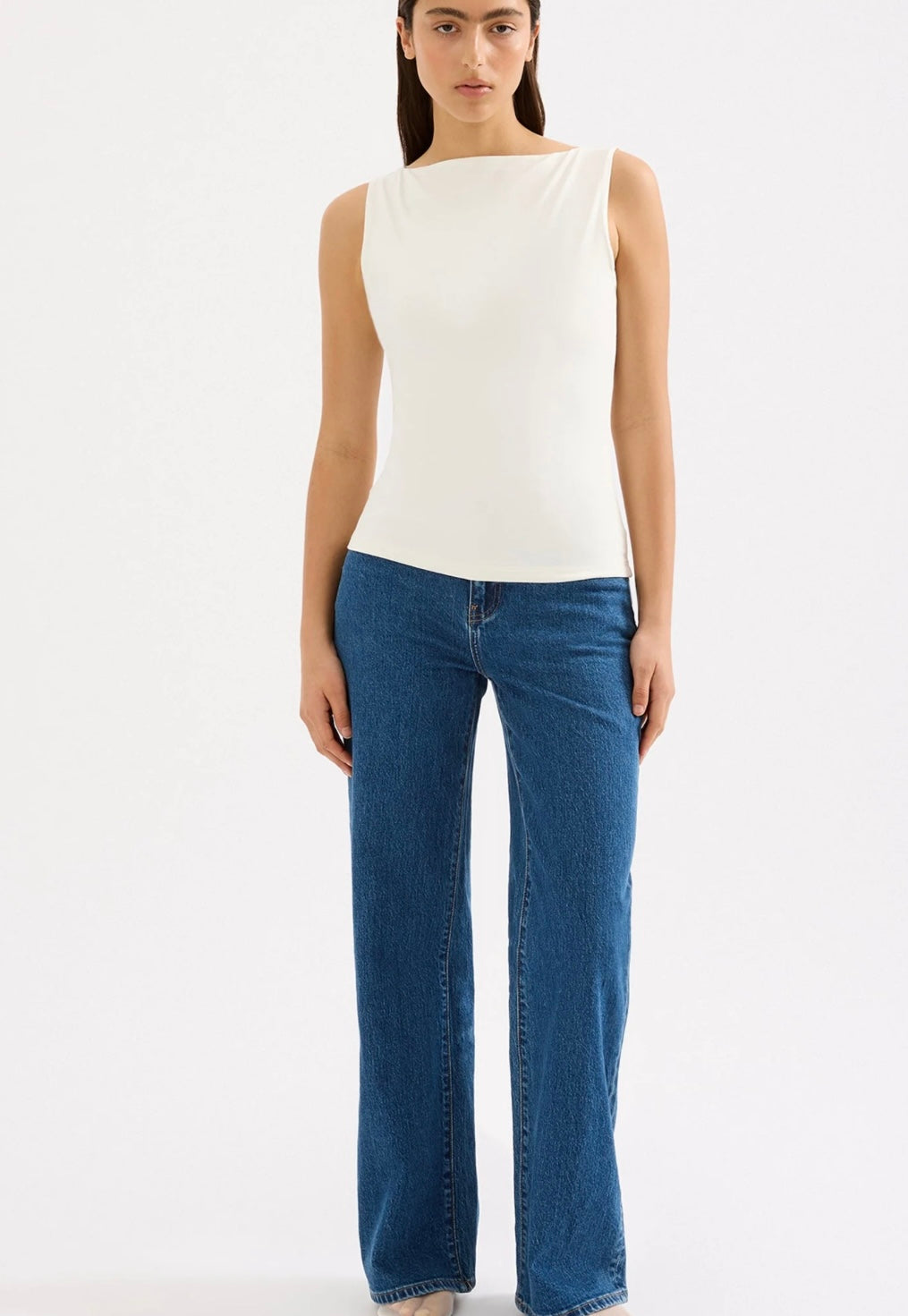 Lois Tank | White