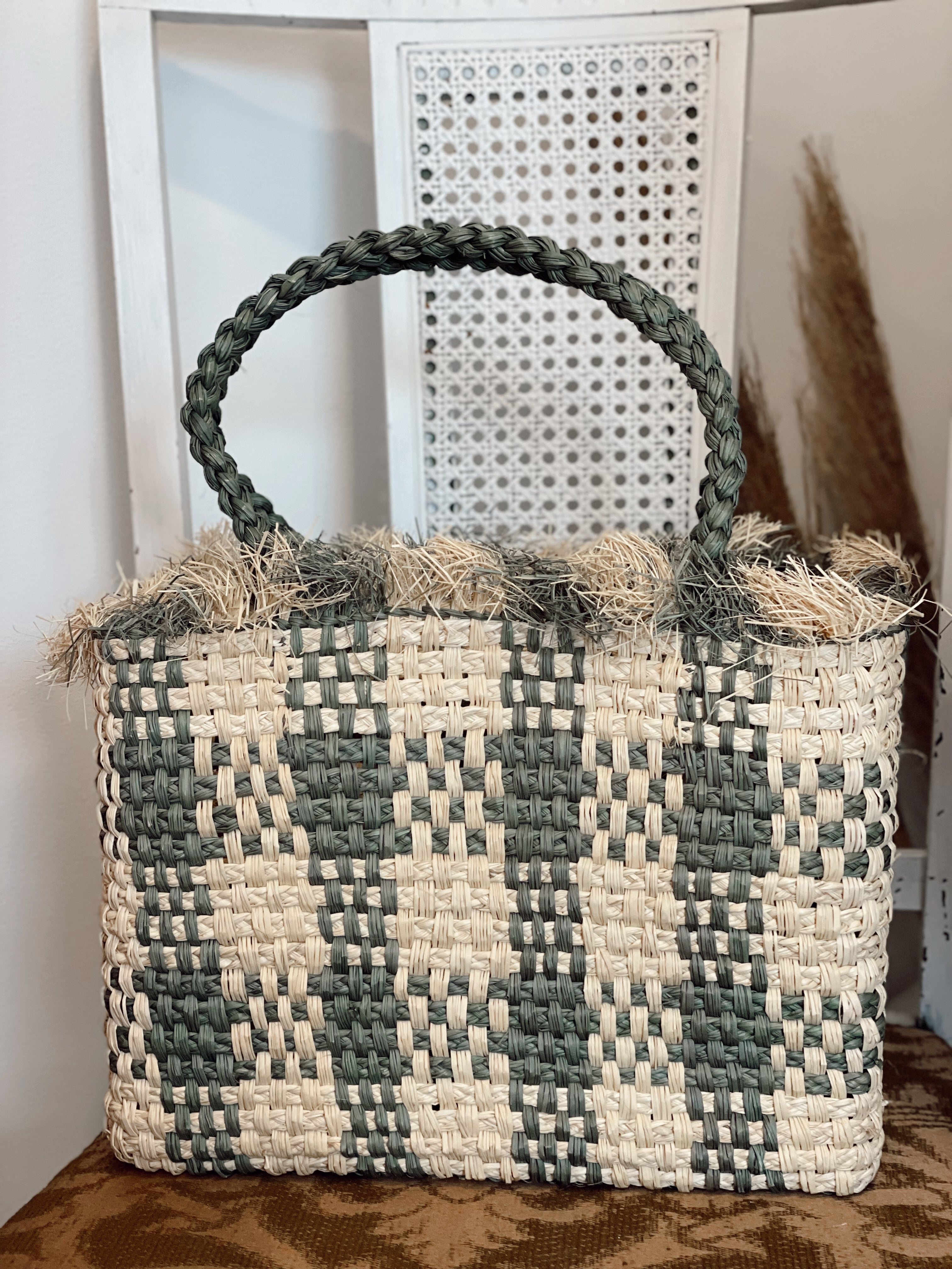 Carolina Large Bag | Natural Sage