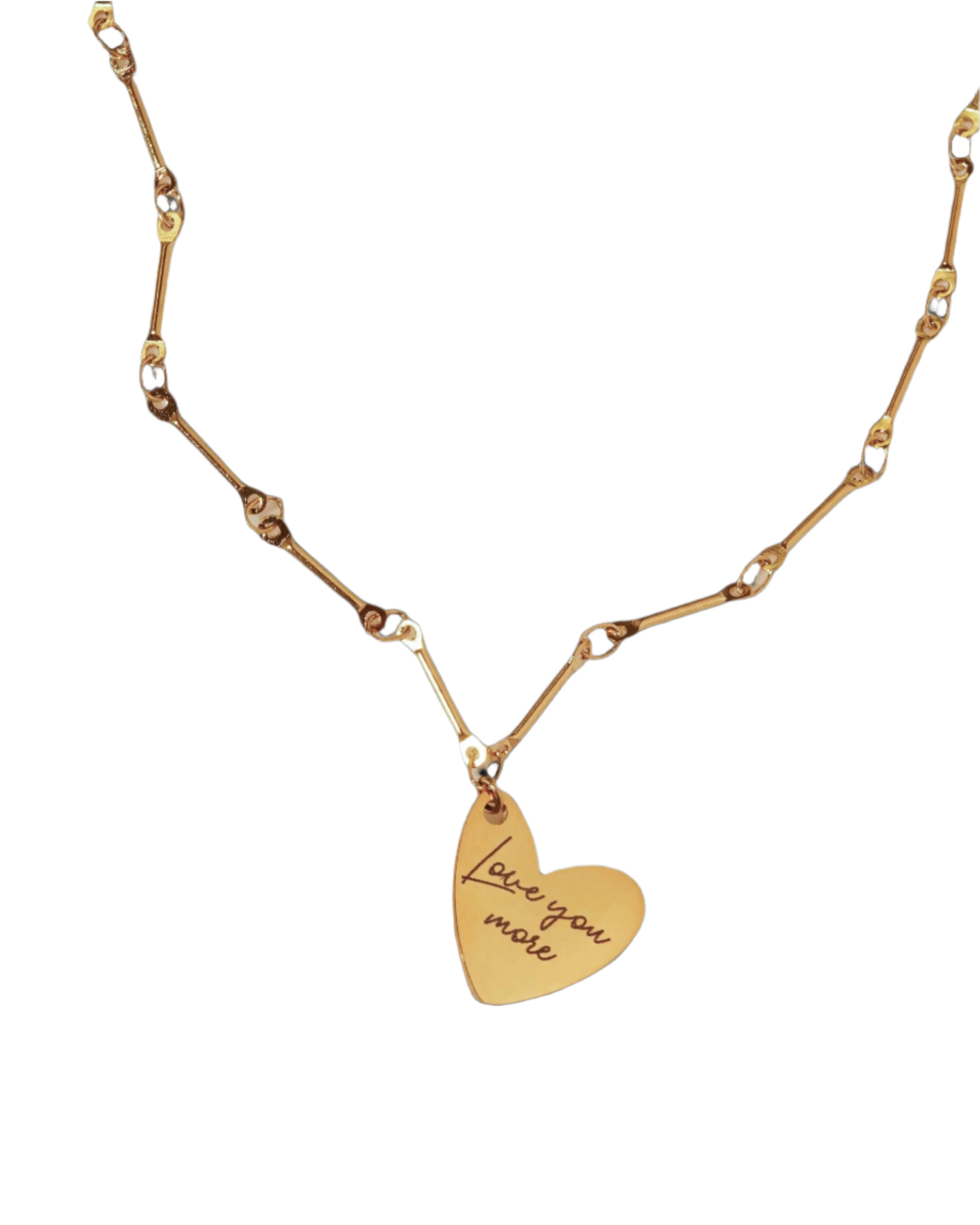 Lovey-Dovey Bar Necklace