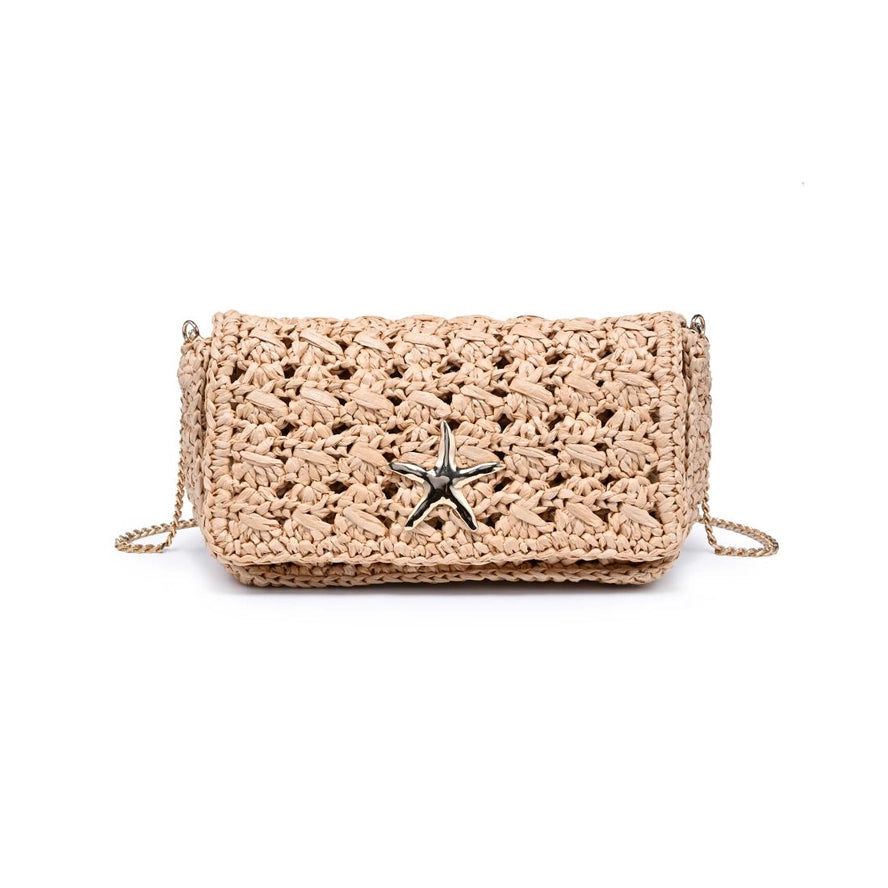 Betty Starfish Raffia Bag