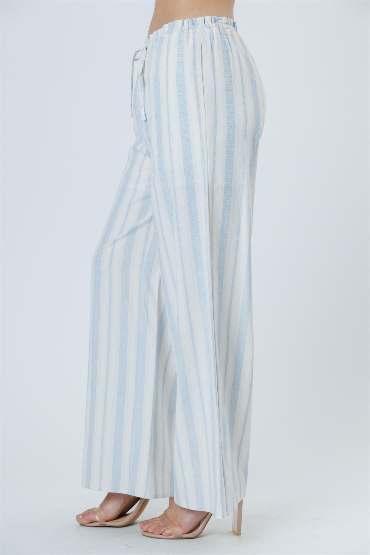 Santorini Striped Wide Leg Pants