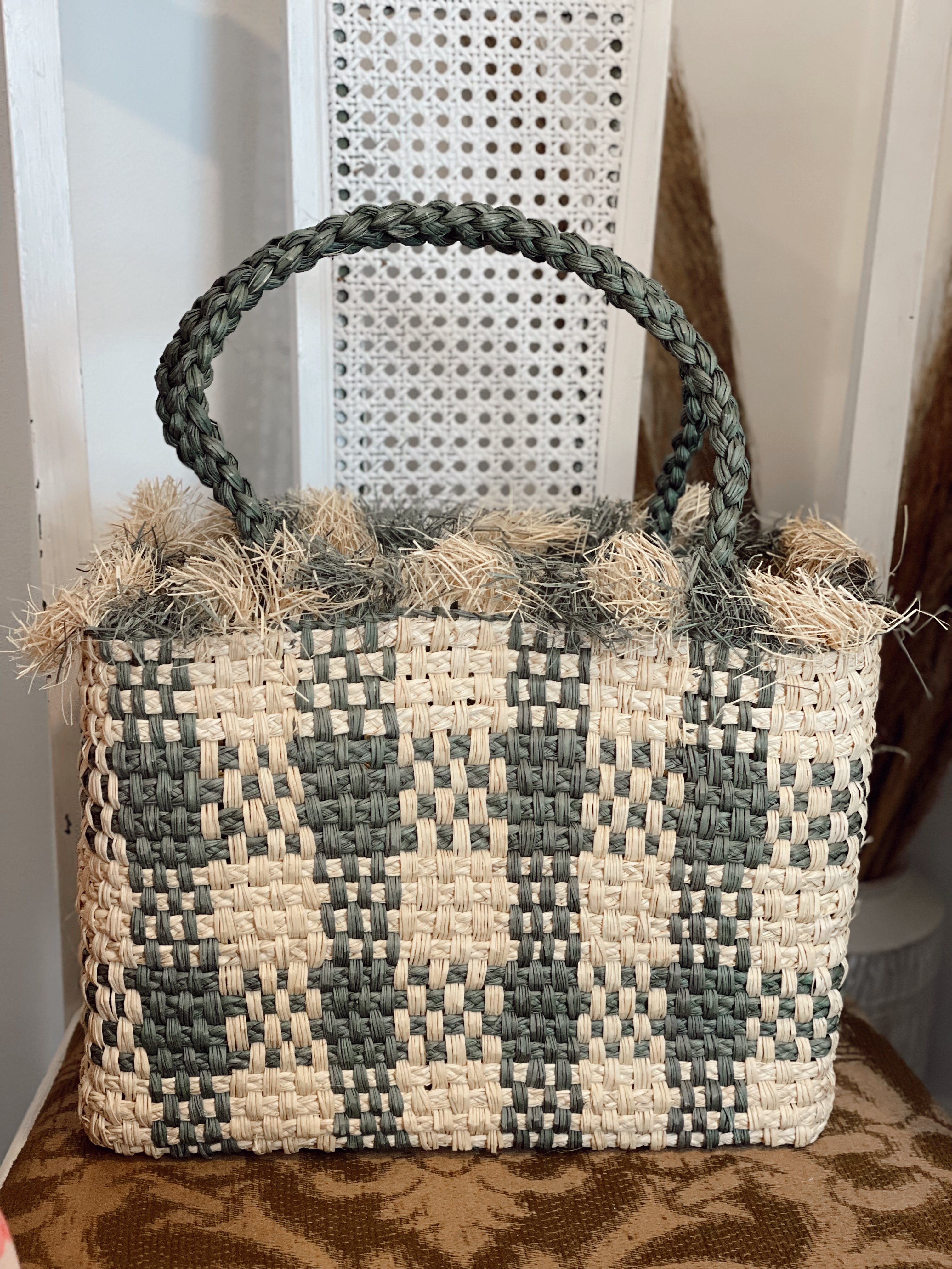 Carolina Large Bag | Natural Sage