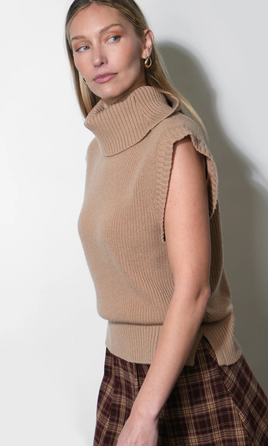 Greylin Charlotte Loose Funnel Neck Sweater