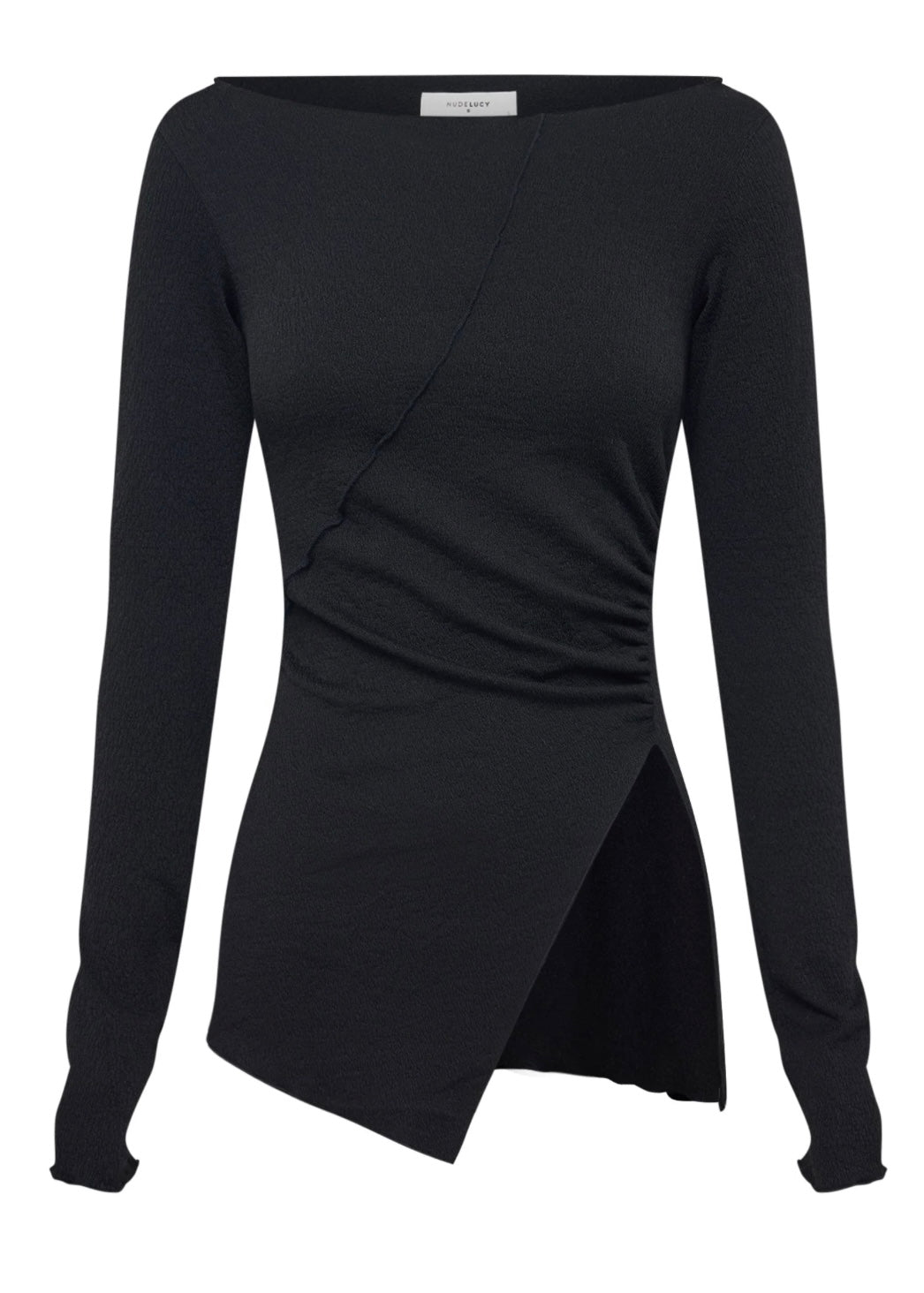 Cora Long Sleeve Top | Black