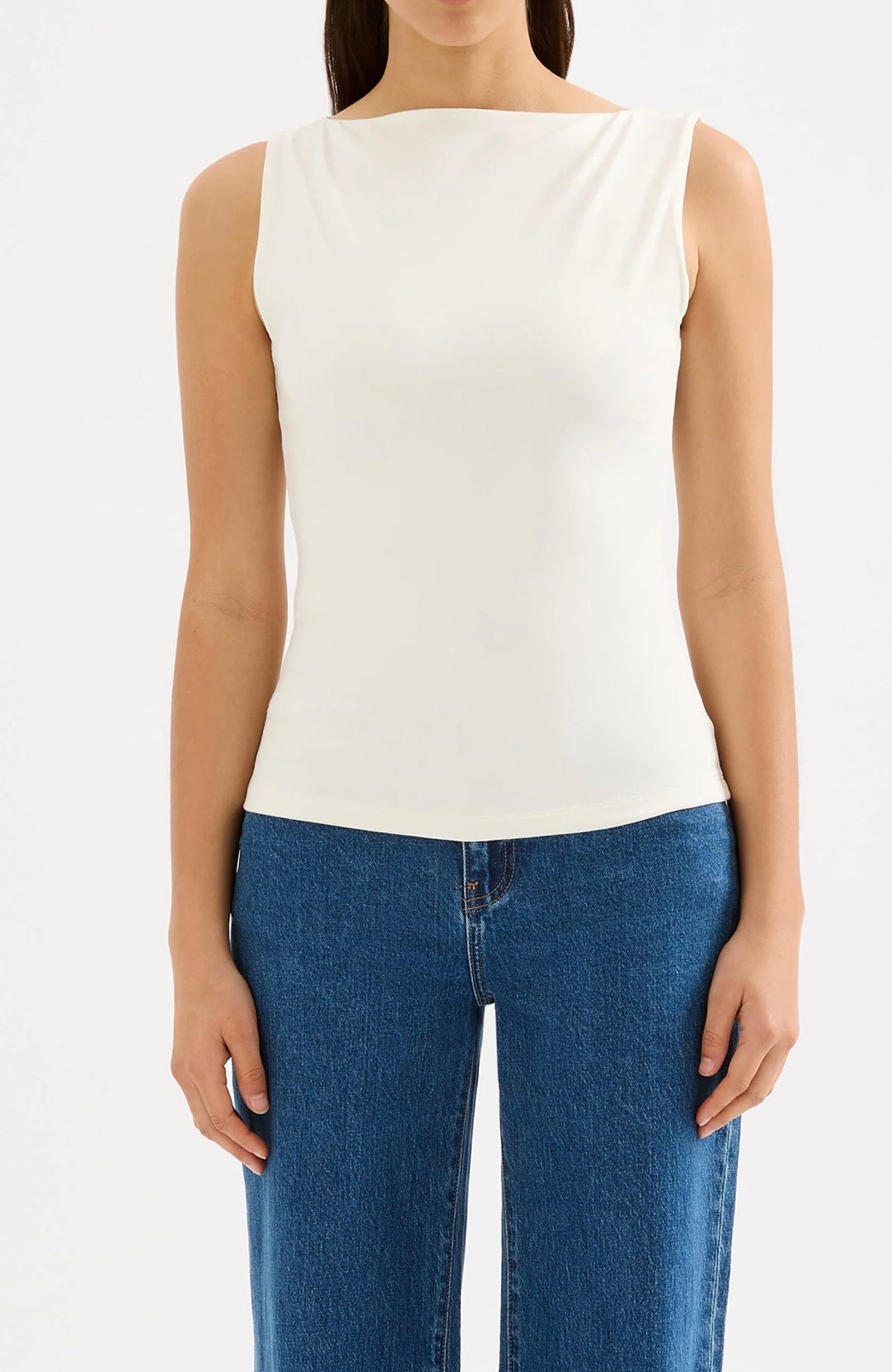 Lois Tank | White