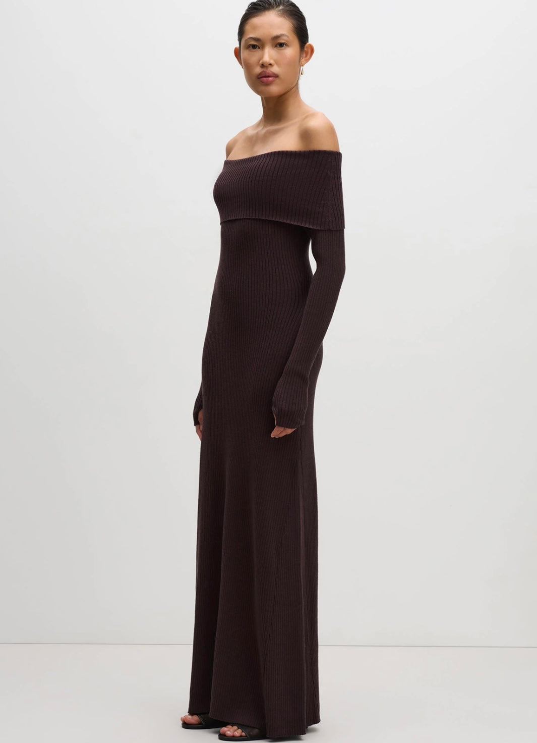 Krishna Off The Shoulder Knit Dress