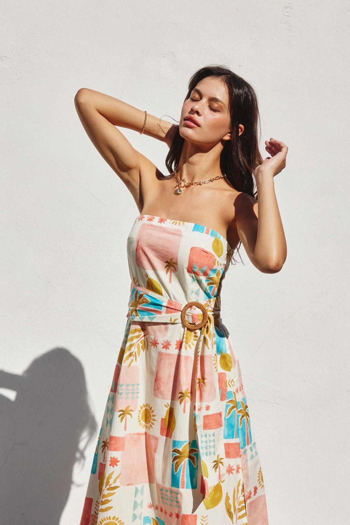 Amalfi Coast Midi Dress