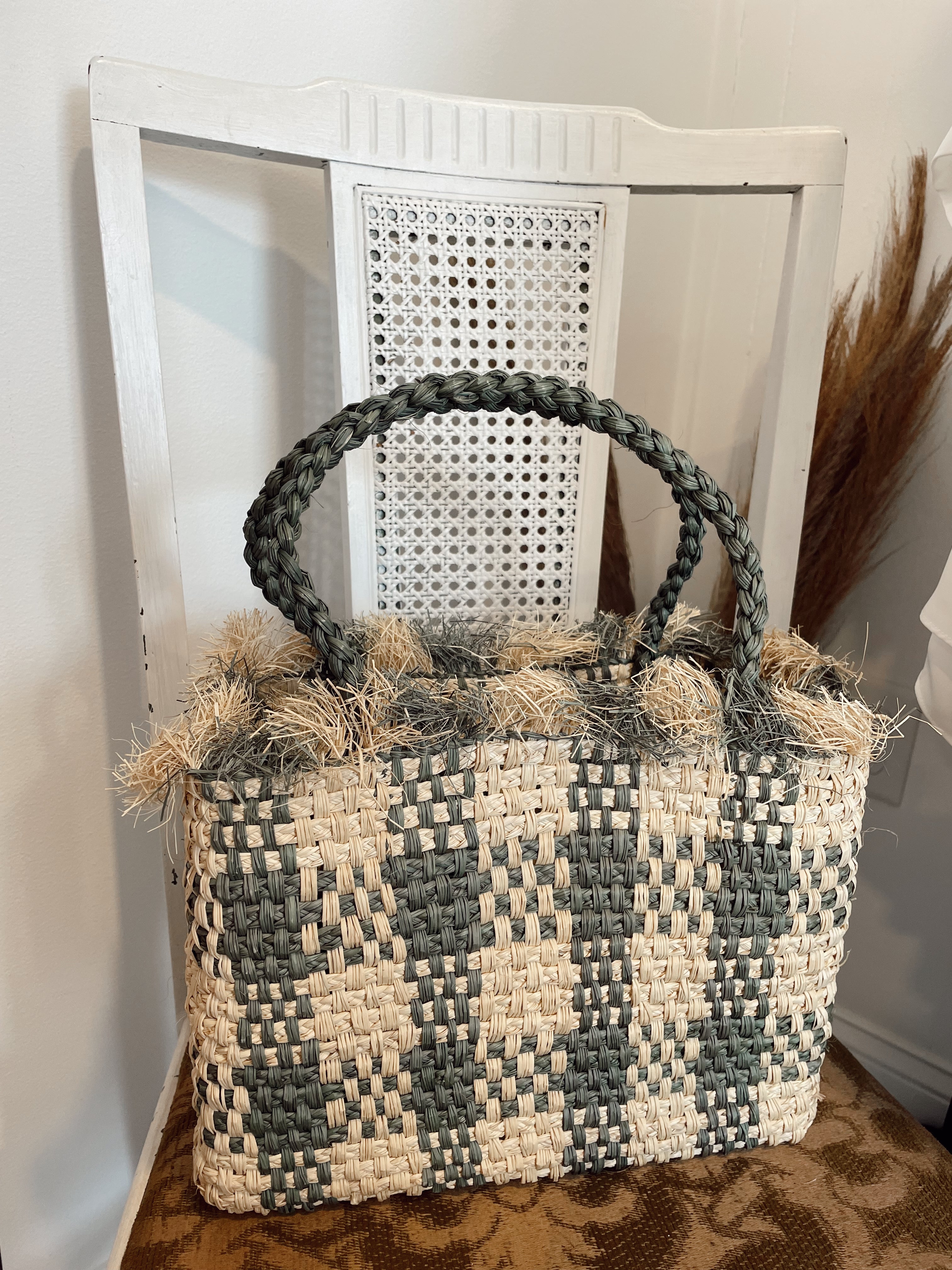 Carolina Large Bag | Natural Sage