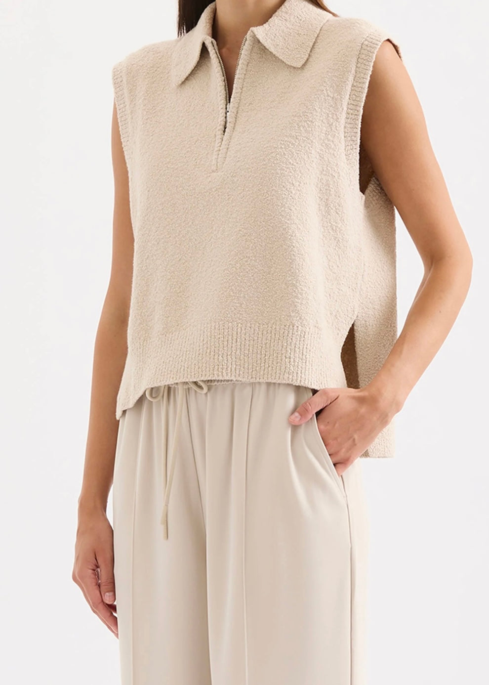 Ordell Knit Vest Buff