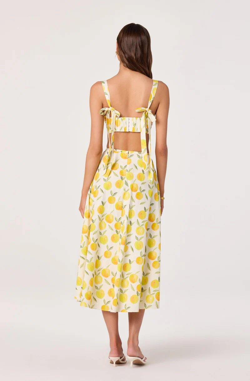 ASTR The Label Myria Lemon Print Skirt