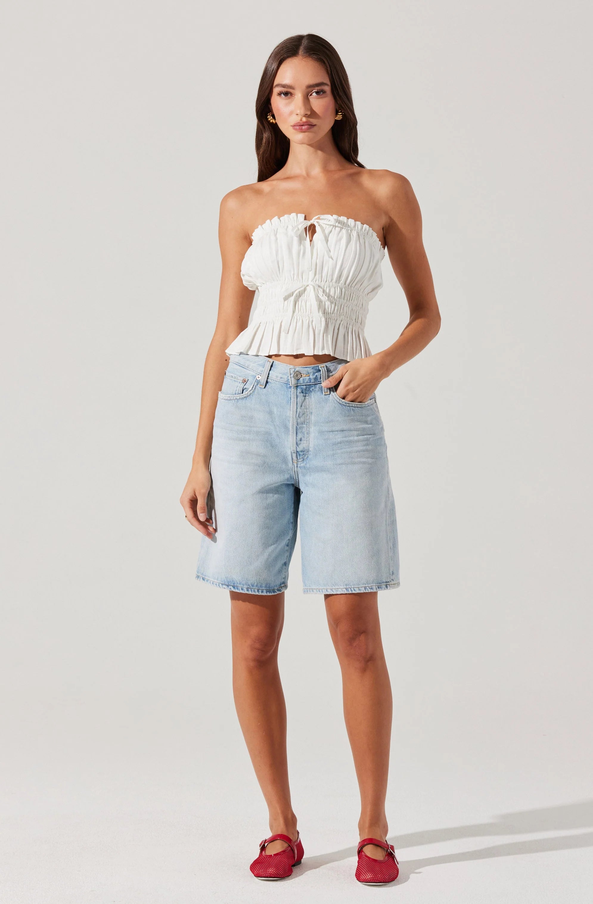 Biffy Strapless Top