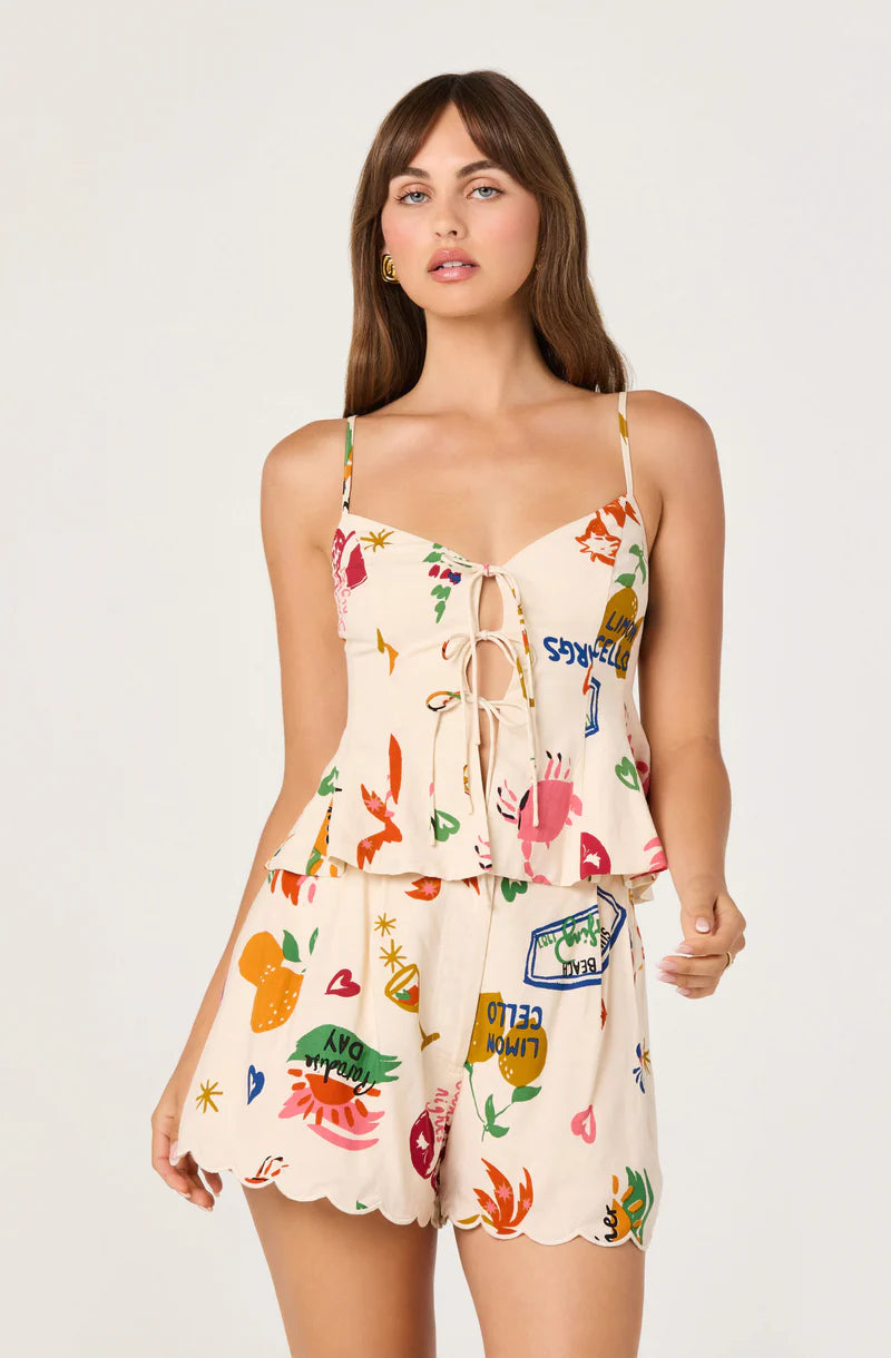 ASTR The Label Alma Island Sketchbook Top