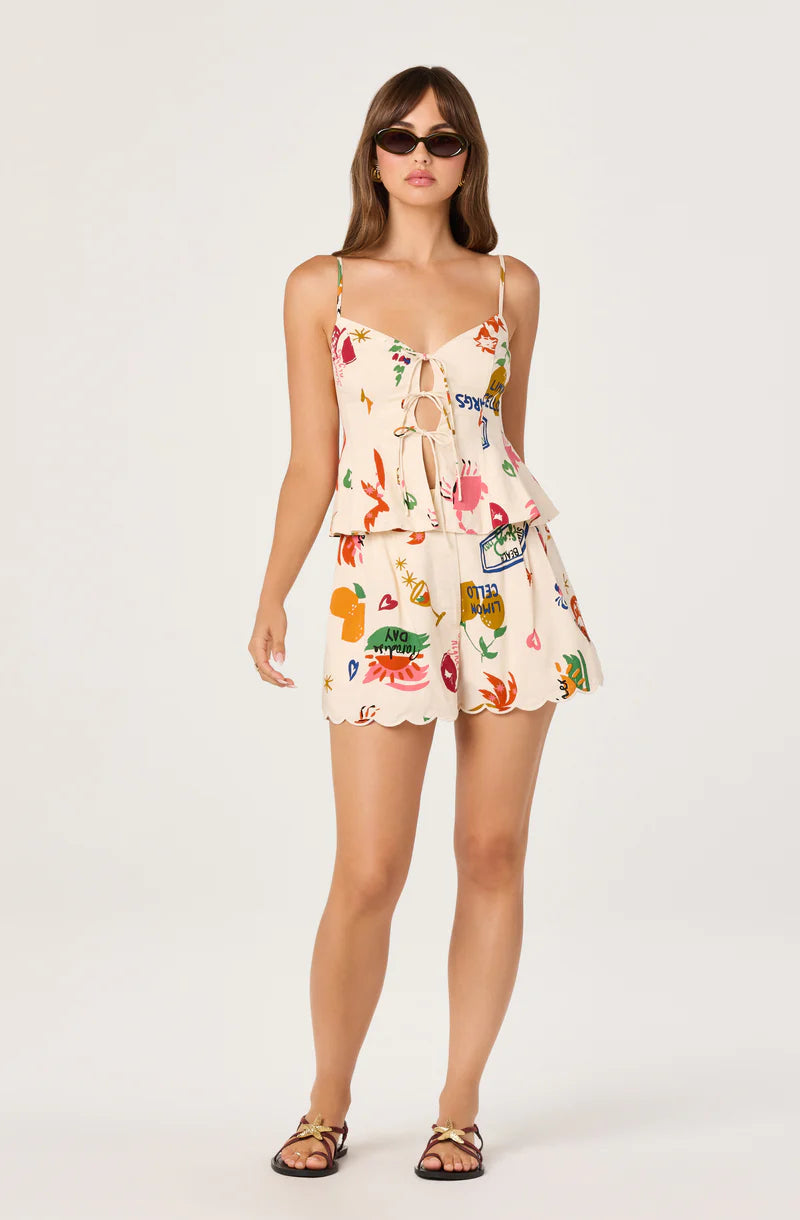 ASTR The Label Alma Island Sketchbook Top