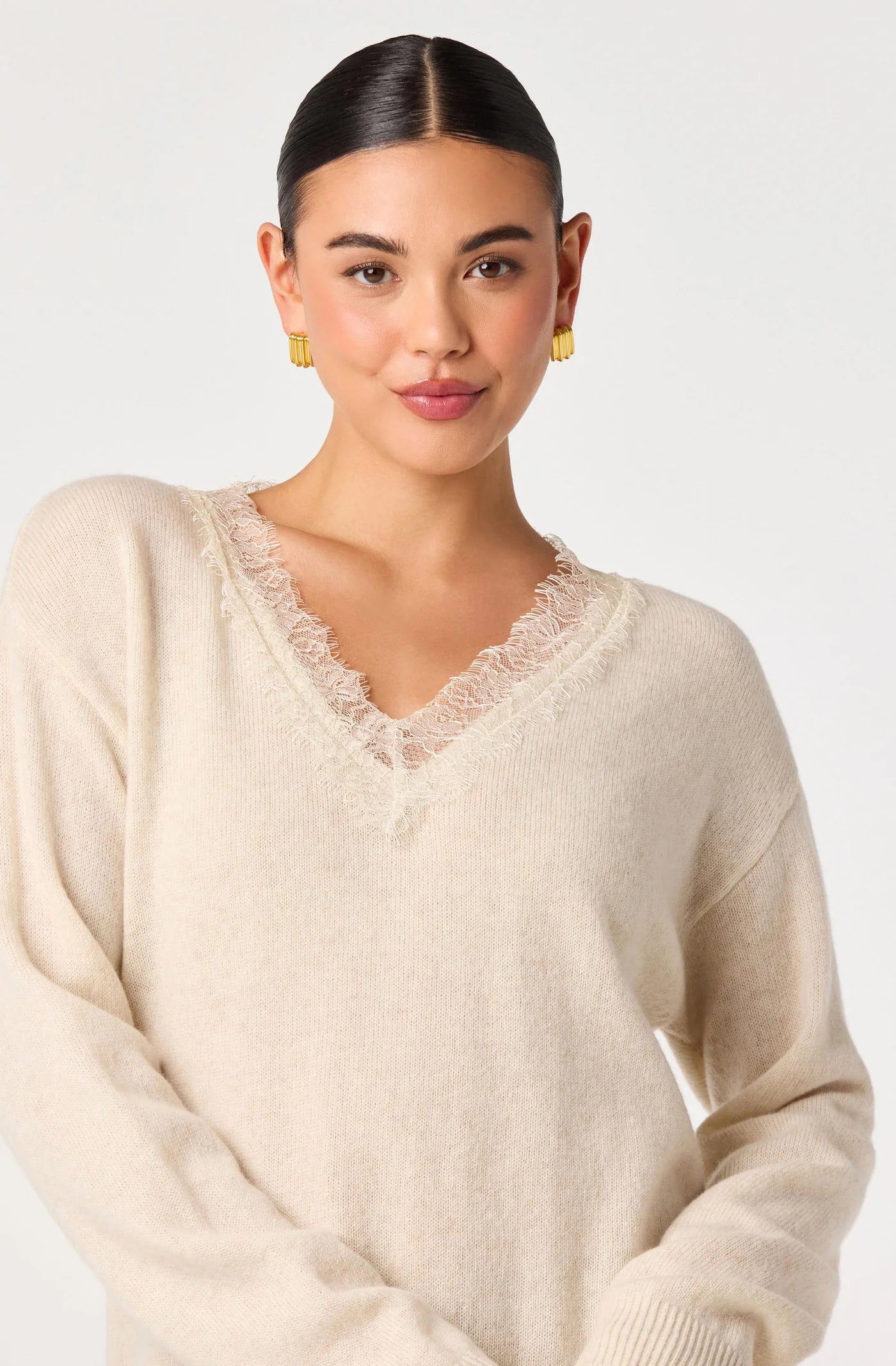 ASTR the Label Jaydn Sweater Ivory