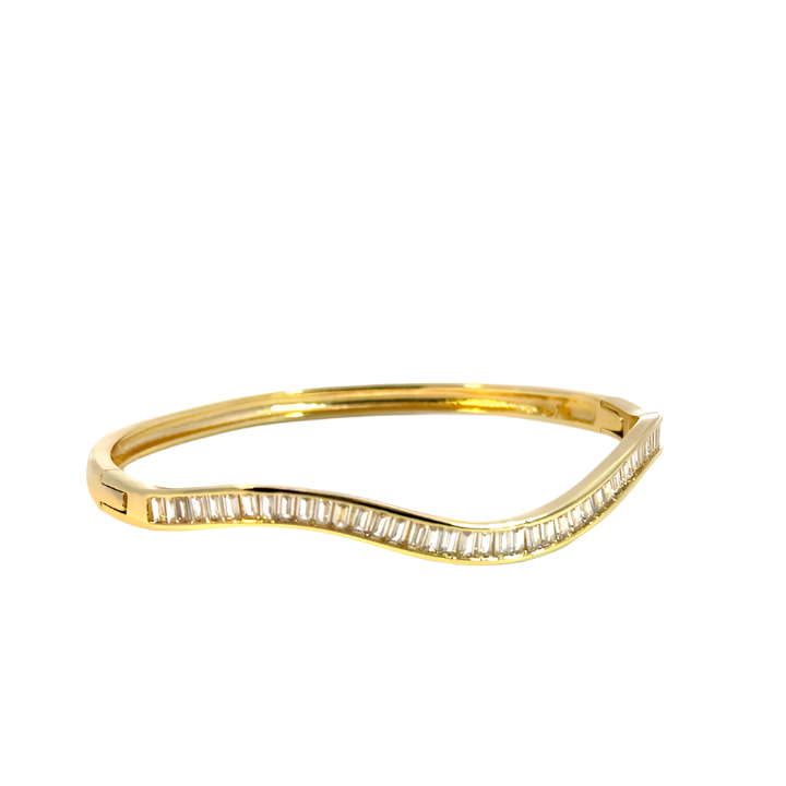 Lexxa Zircobracelet | Brass