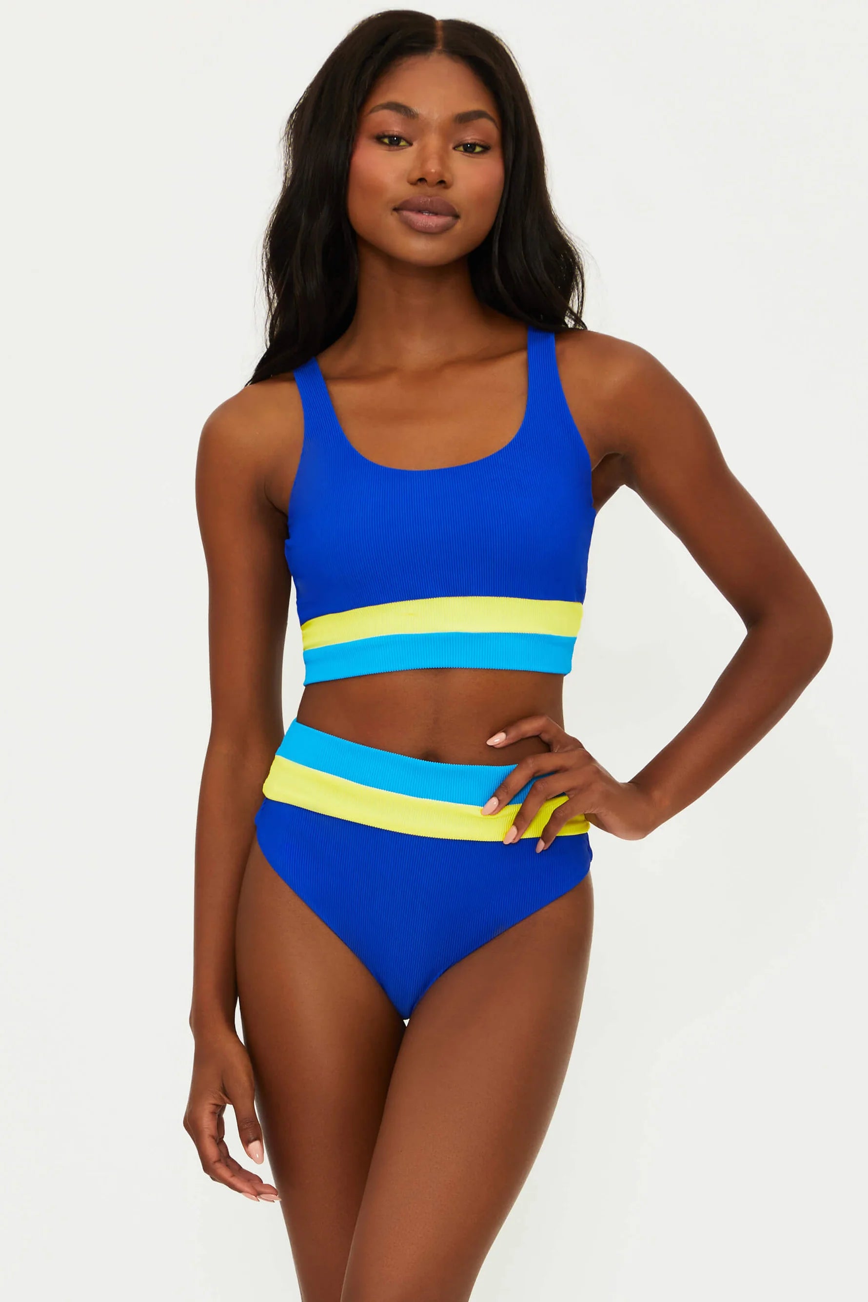 Heidi Bikini Bottom Riviera Colorblock