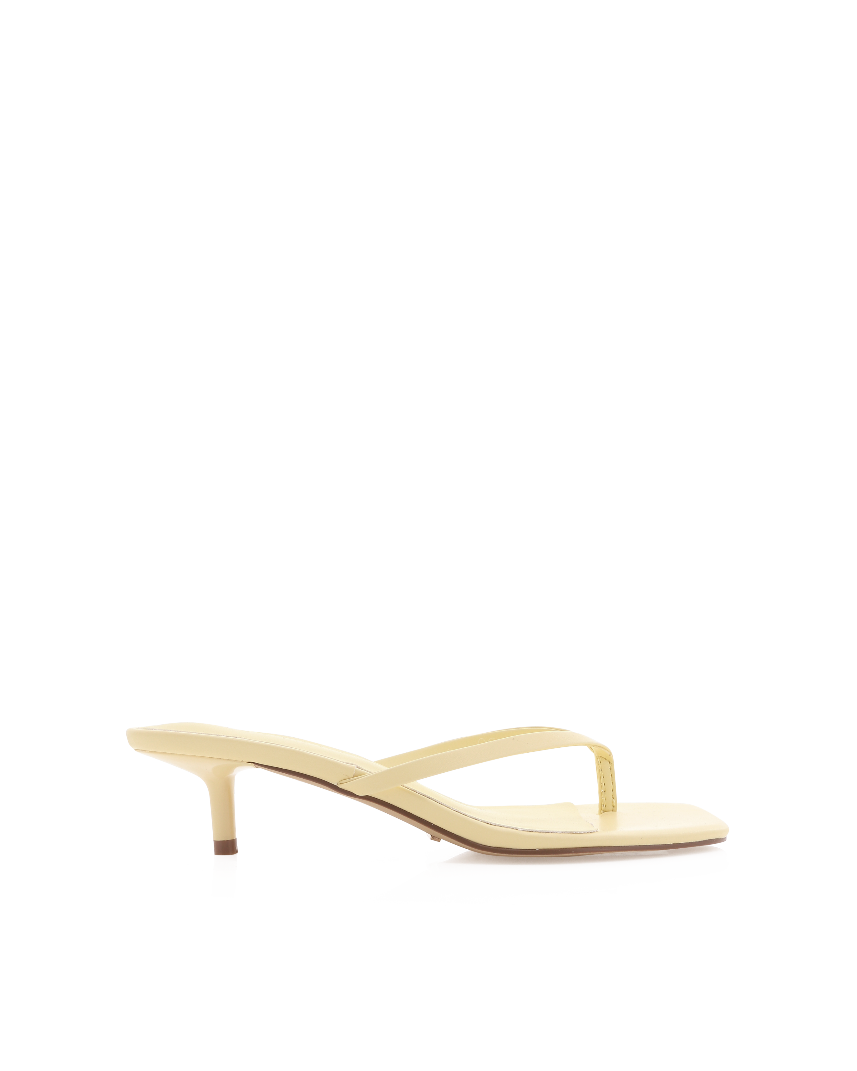Billini Bryony Heeled Thong Sandal Limoncello