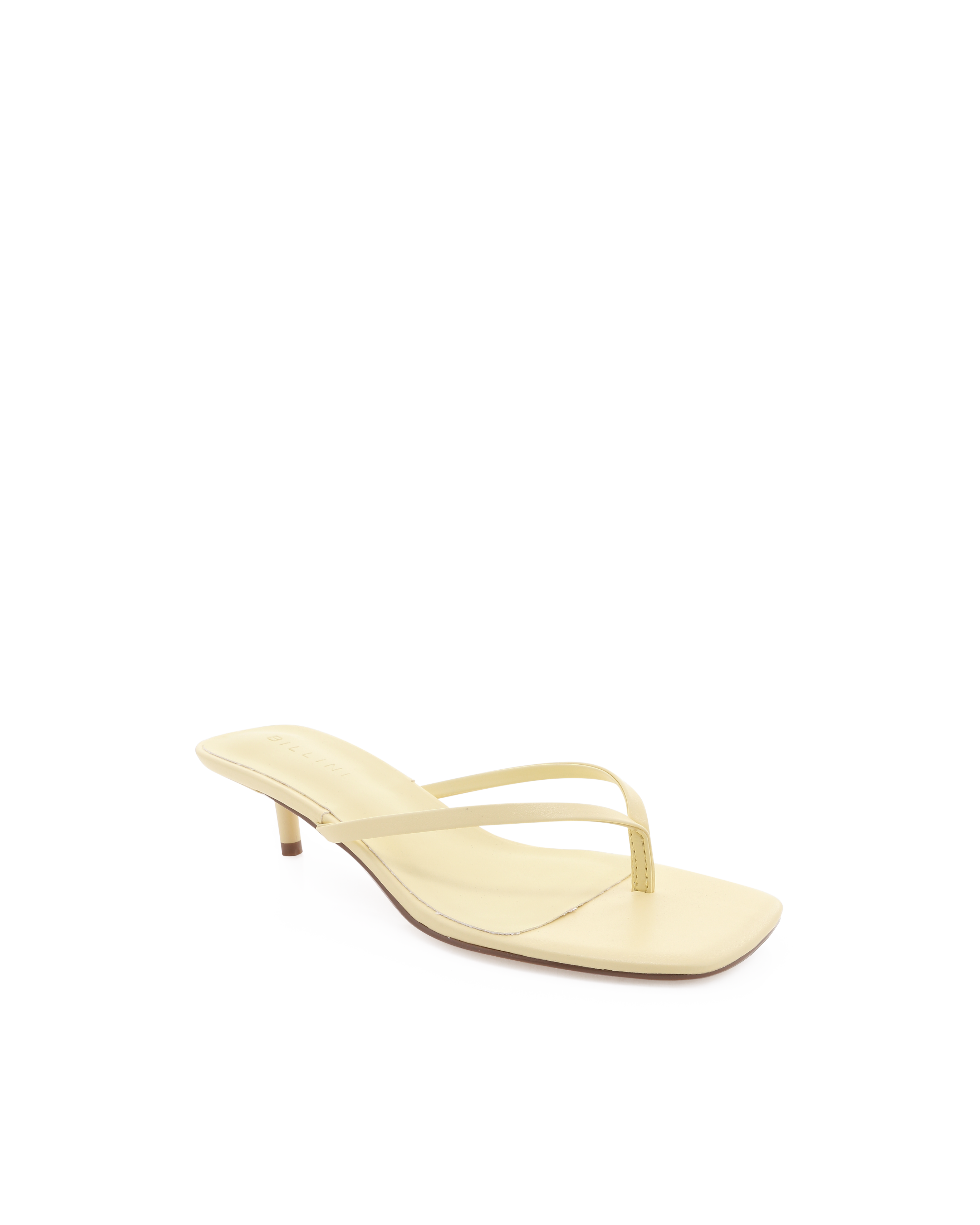 Billini Bryony Heeled Thong Sandal Limoncello