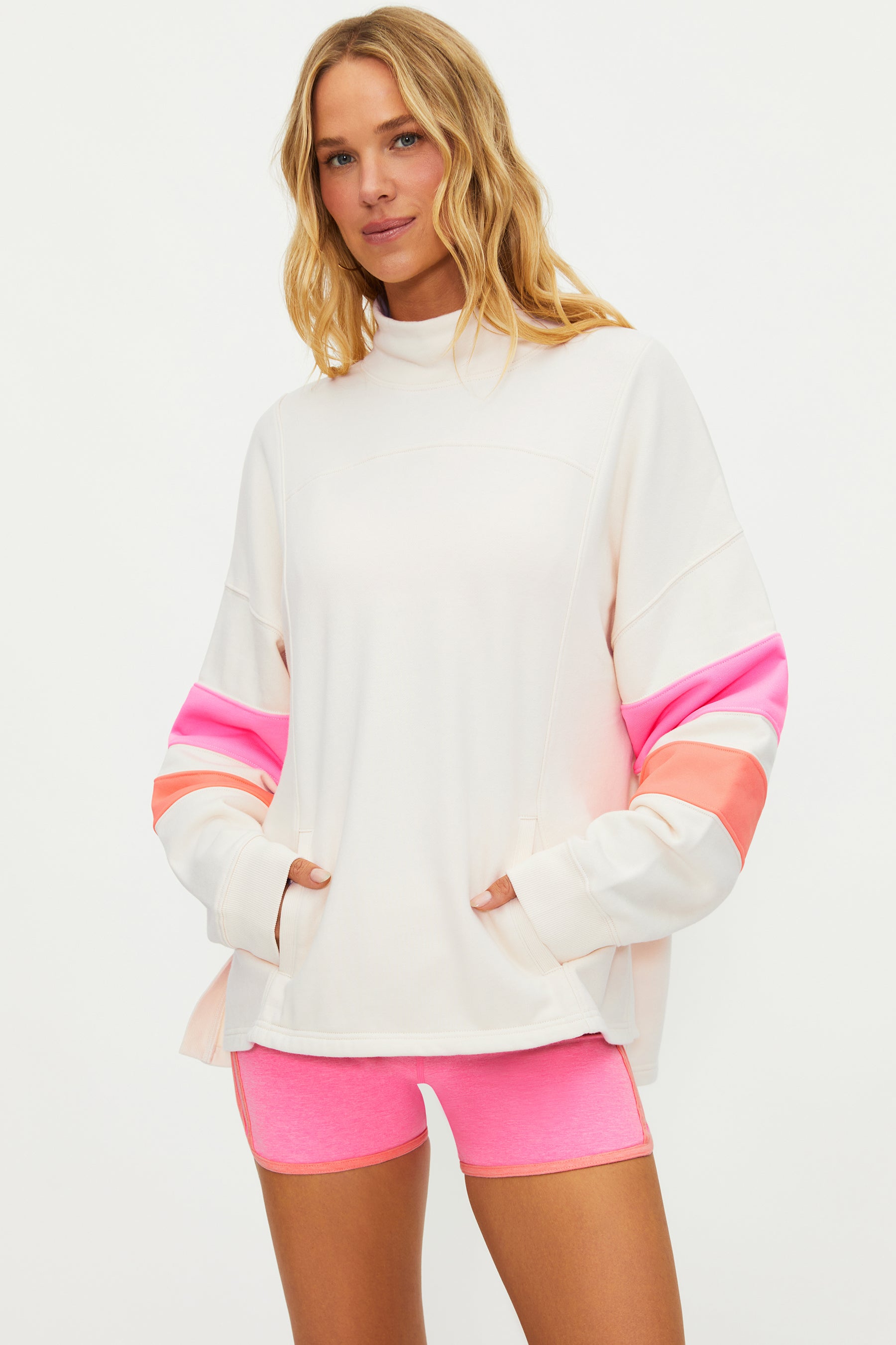 Beach Riot Jaylyn Shoreline Colorblock Sweatshirt | Sweatshirt| Coco Kimino